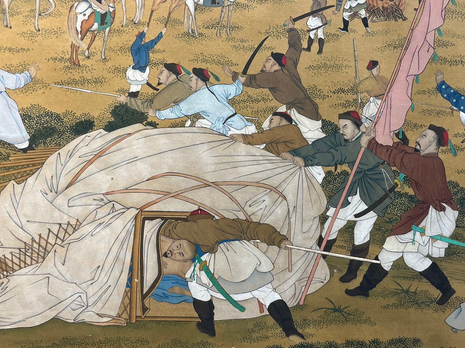 Chinese scroll painting Giuseppe
