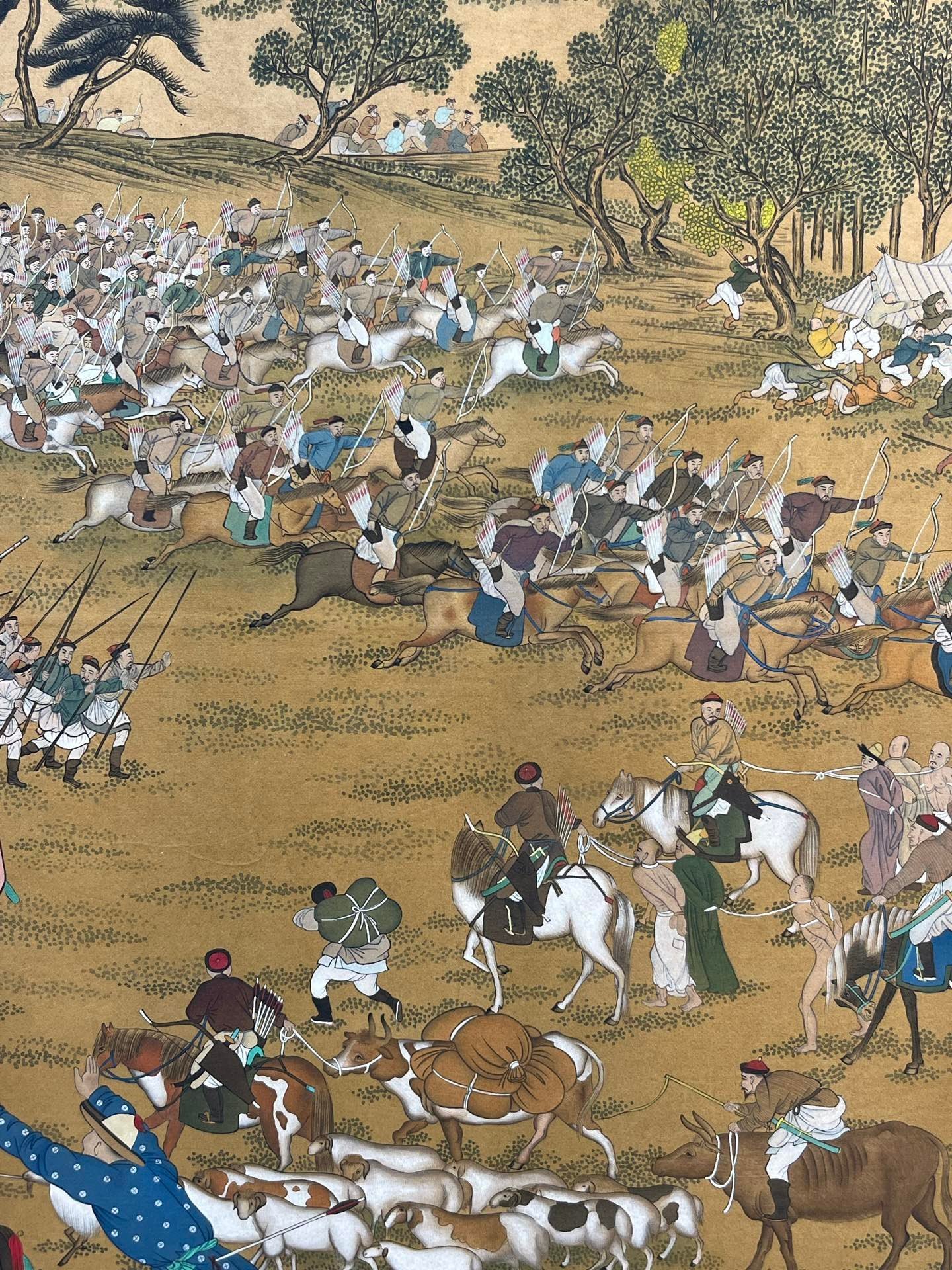 Chinese scroll painting Giuseppe
