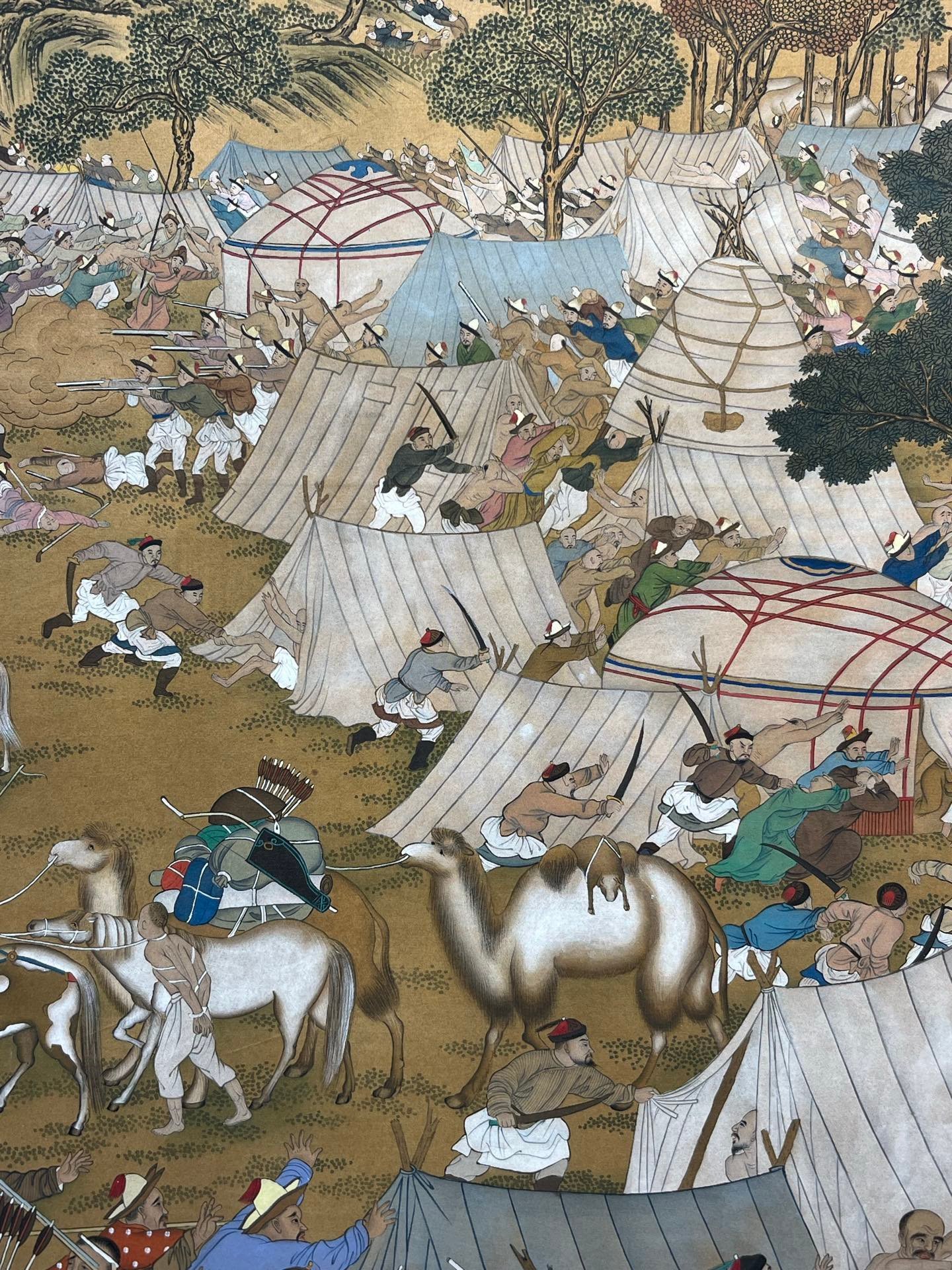 Chinese scroll painting Giuseppe