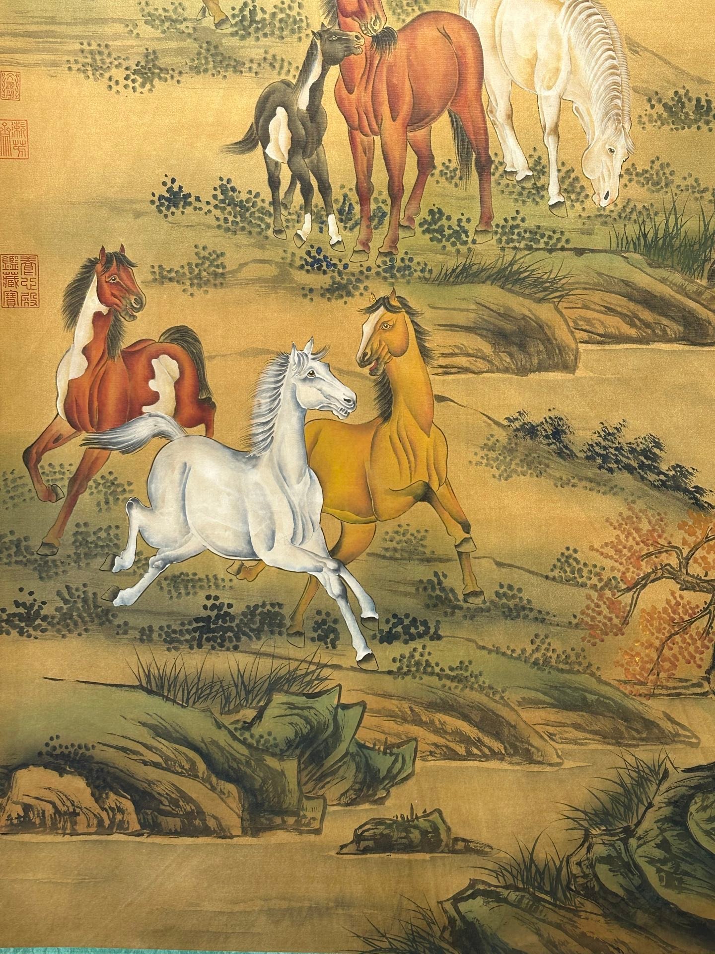 Chinese scroll painting Giuseppe