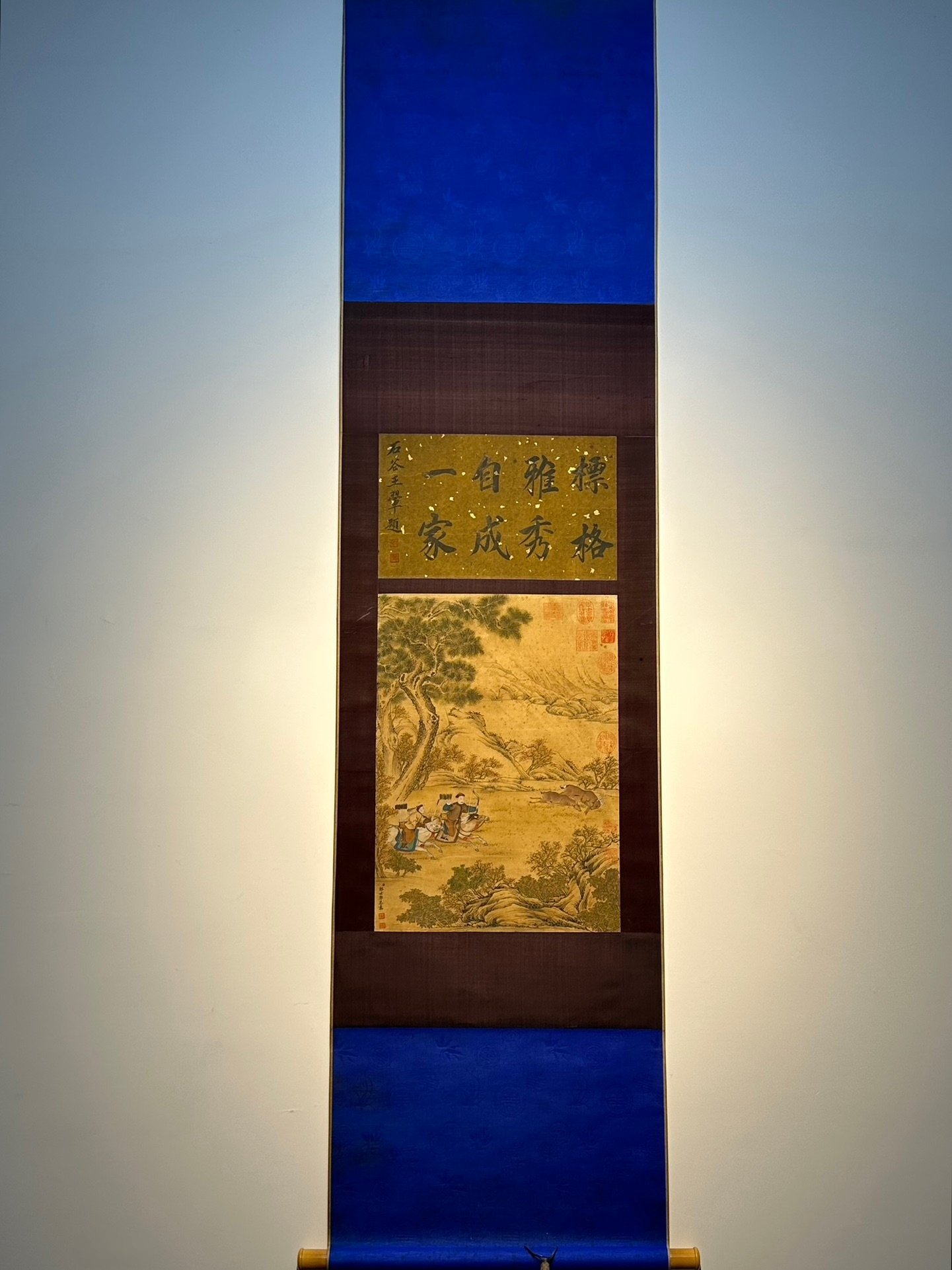 Chinese scroll painting Giuseppe