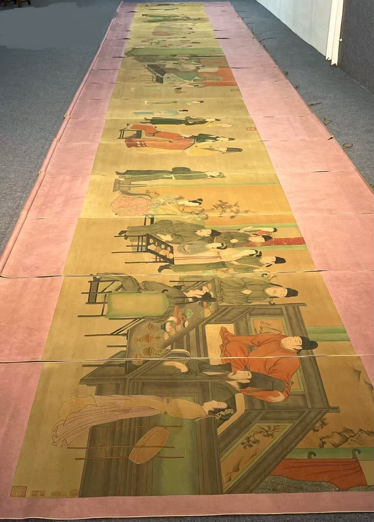 Chinese scroll painting Gu Hongzhong