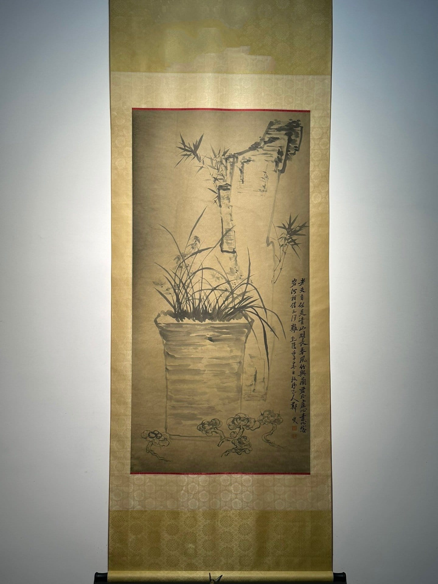 Chinese scroll painting Zheng Banqiao