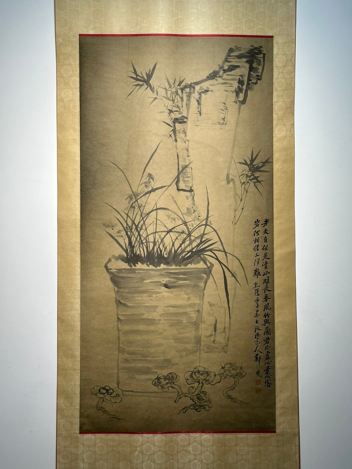 Chinese scroll painting Zheng Banqiao