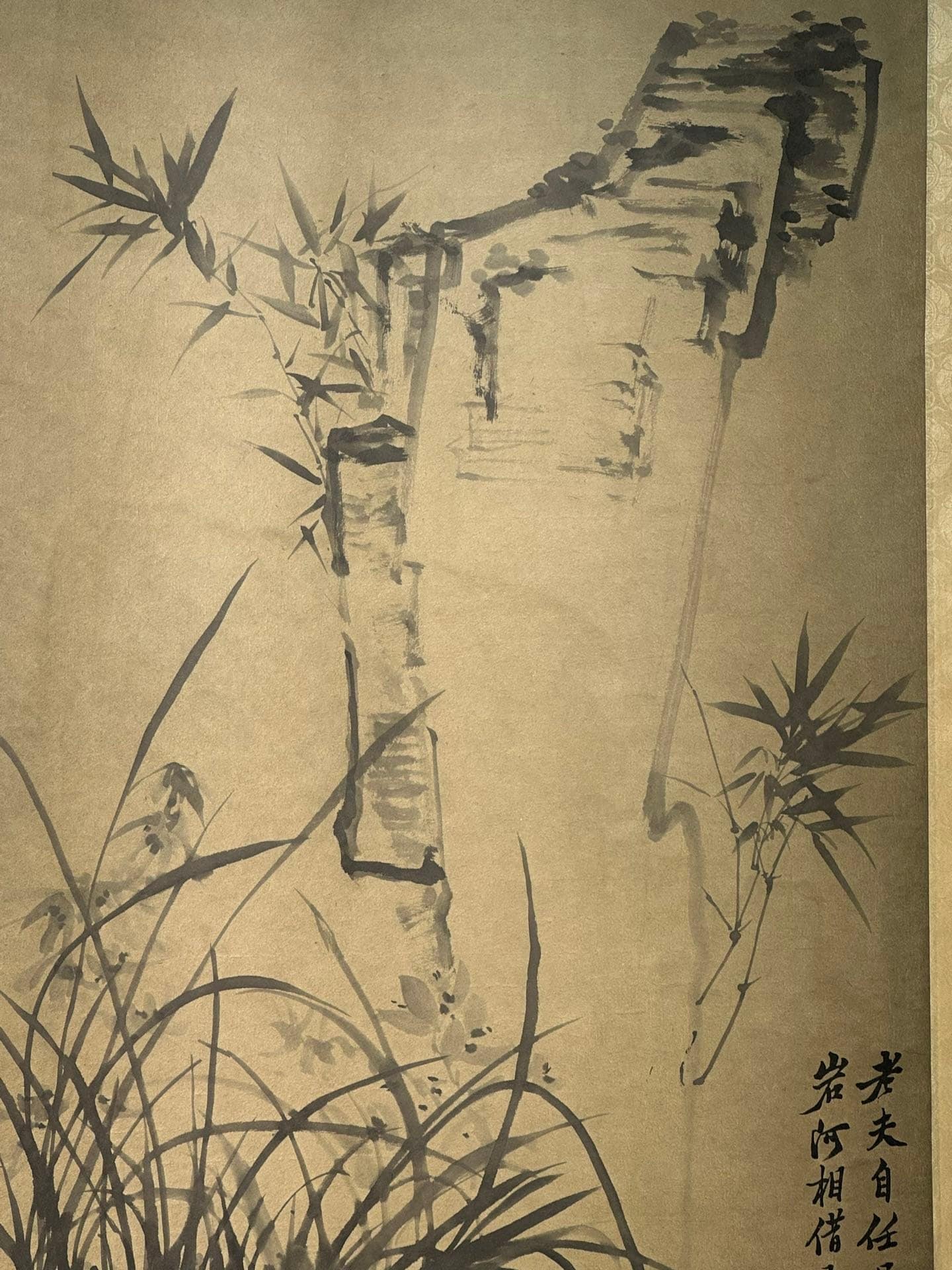 Chinese scroll painting Zheng Banqiao