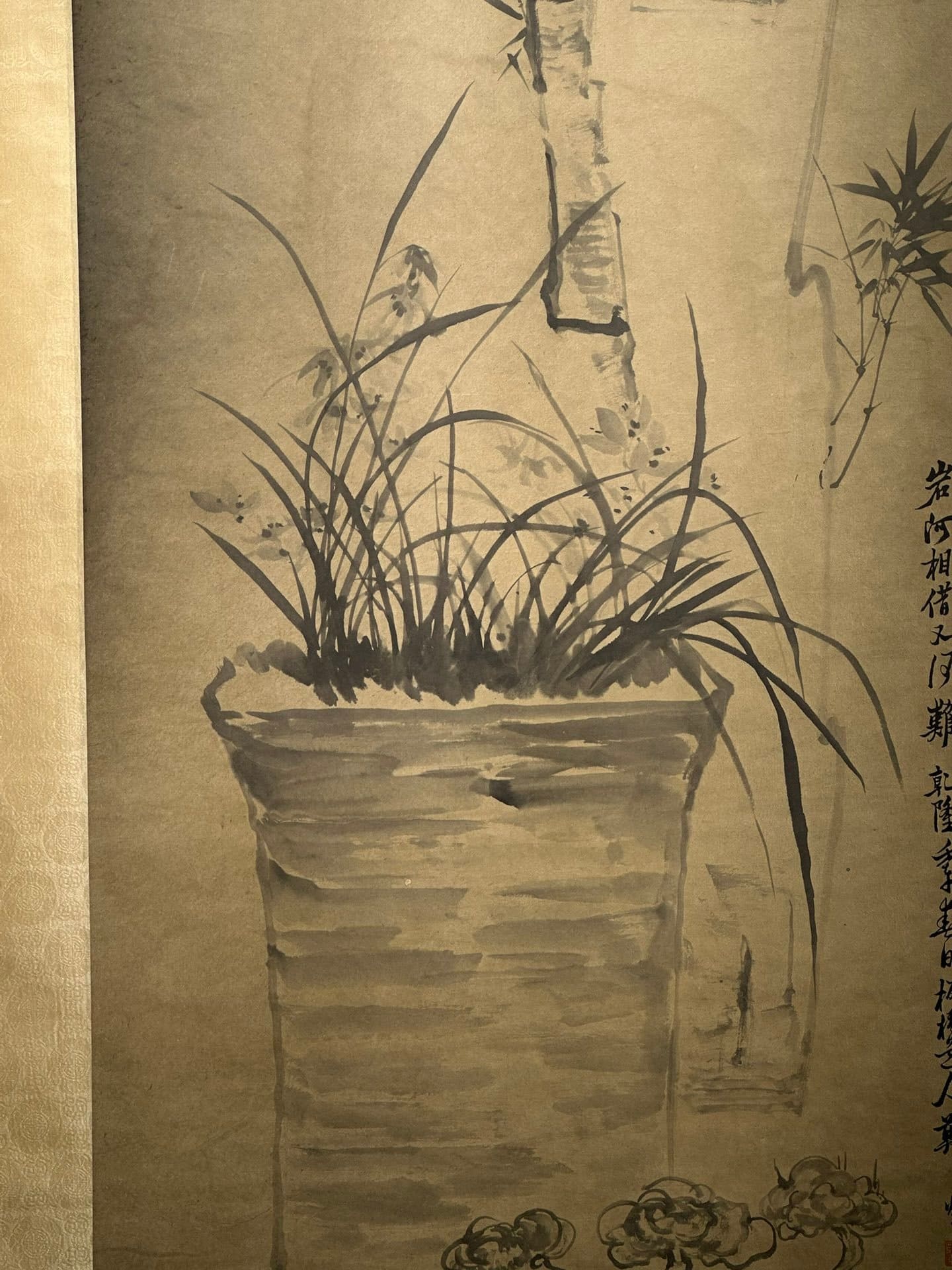 Chinese scroll painting Zheng Banqiao