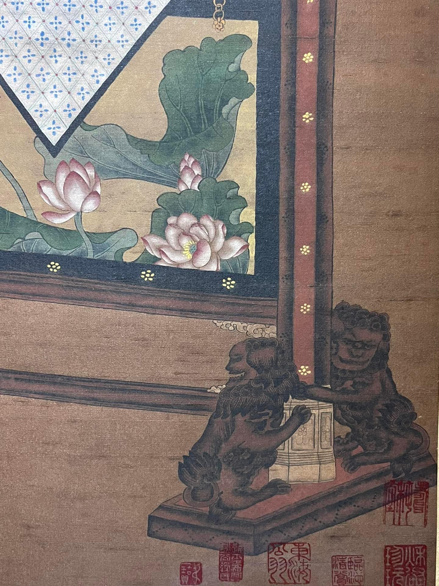 Chinese scroll painting Song Huizong