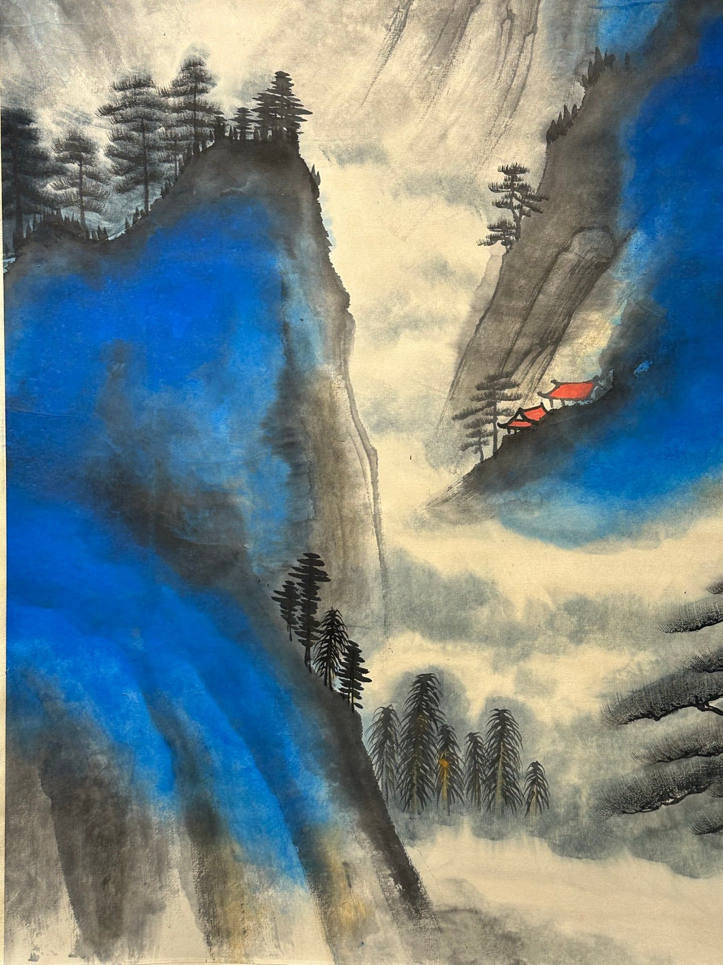 Chinese scroll painting Zhang Daqian