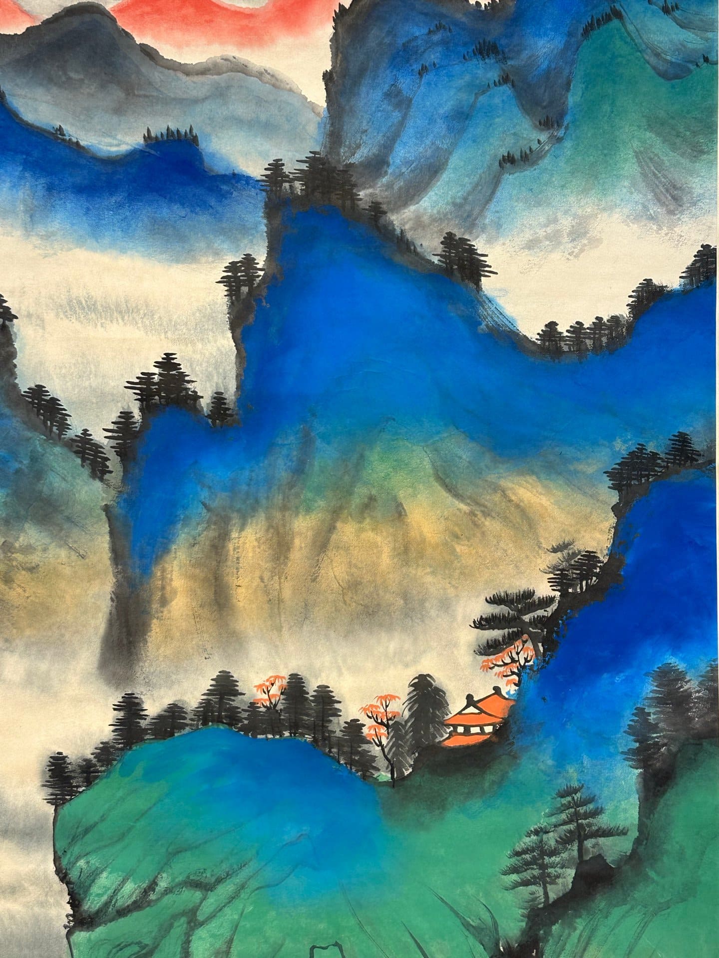 Chinese scroll painting Zhang Daqian