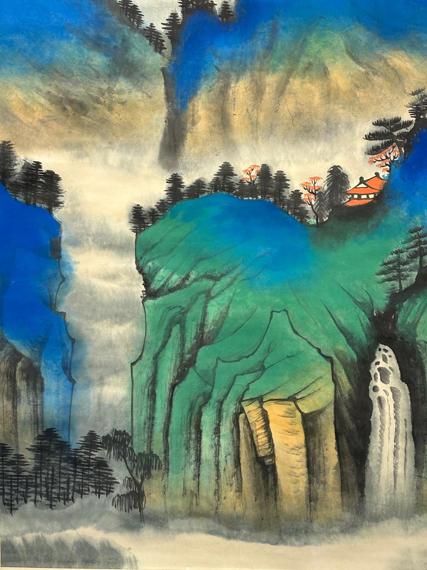 Chinese scroll painting Zhang Daqian