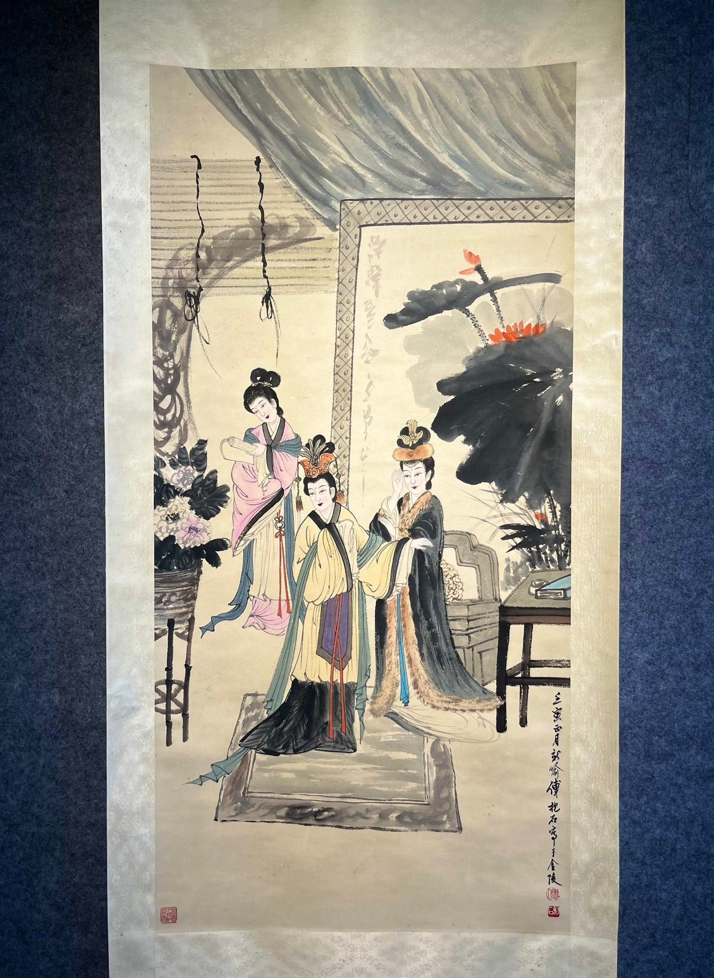Chinese scroll painting Zhang Daqian