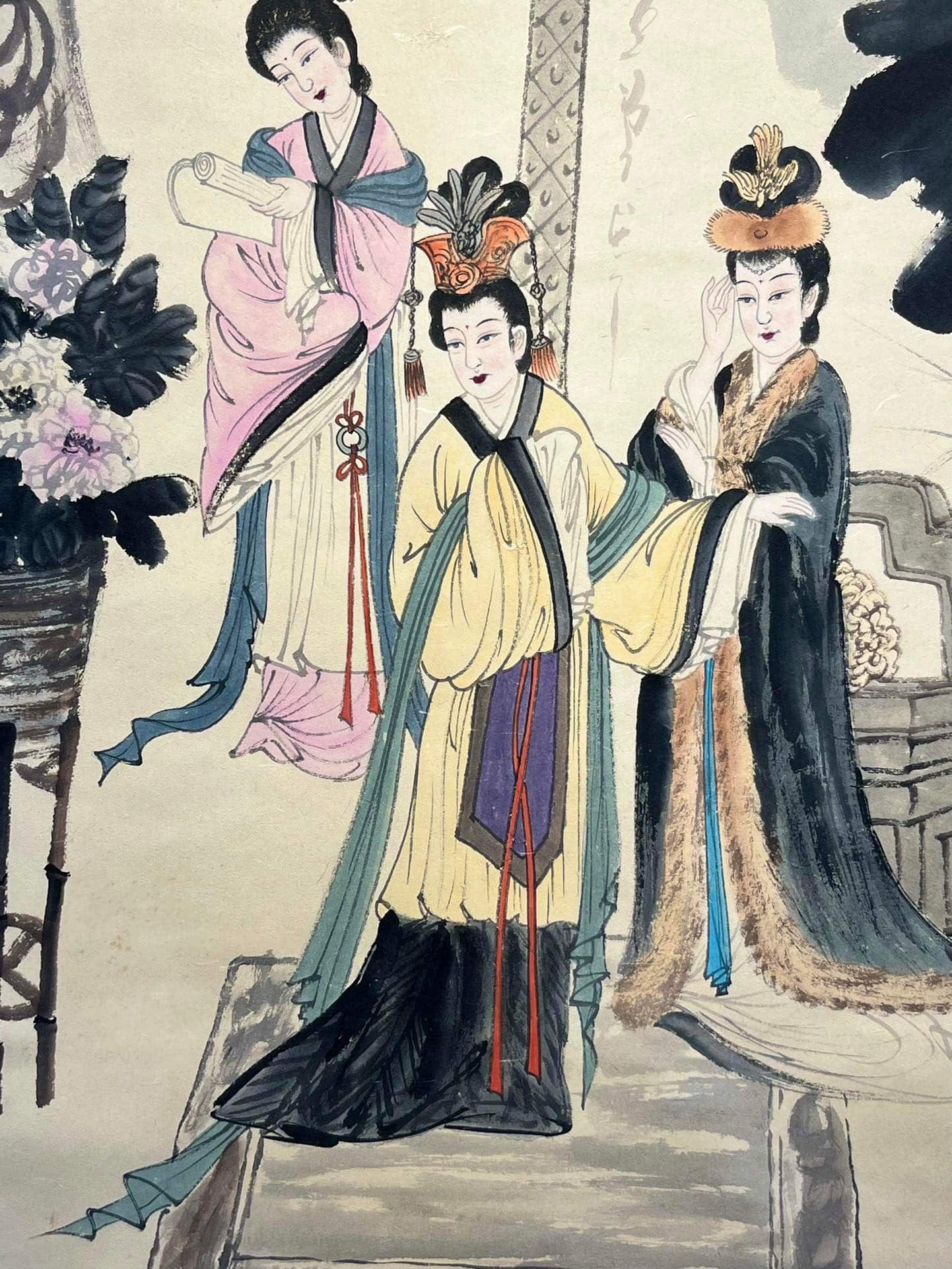Chinese scroll painting Zhang Daqian
