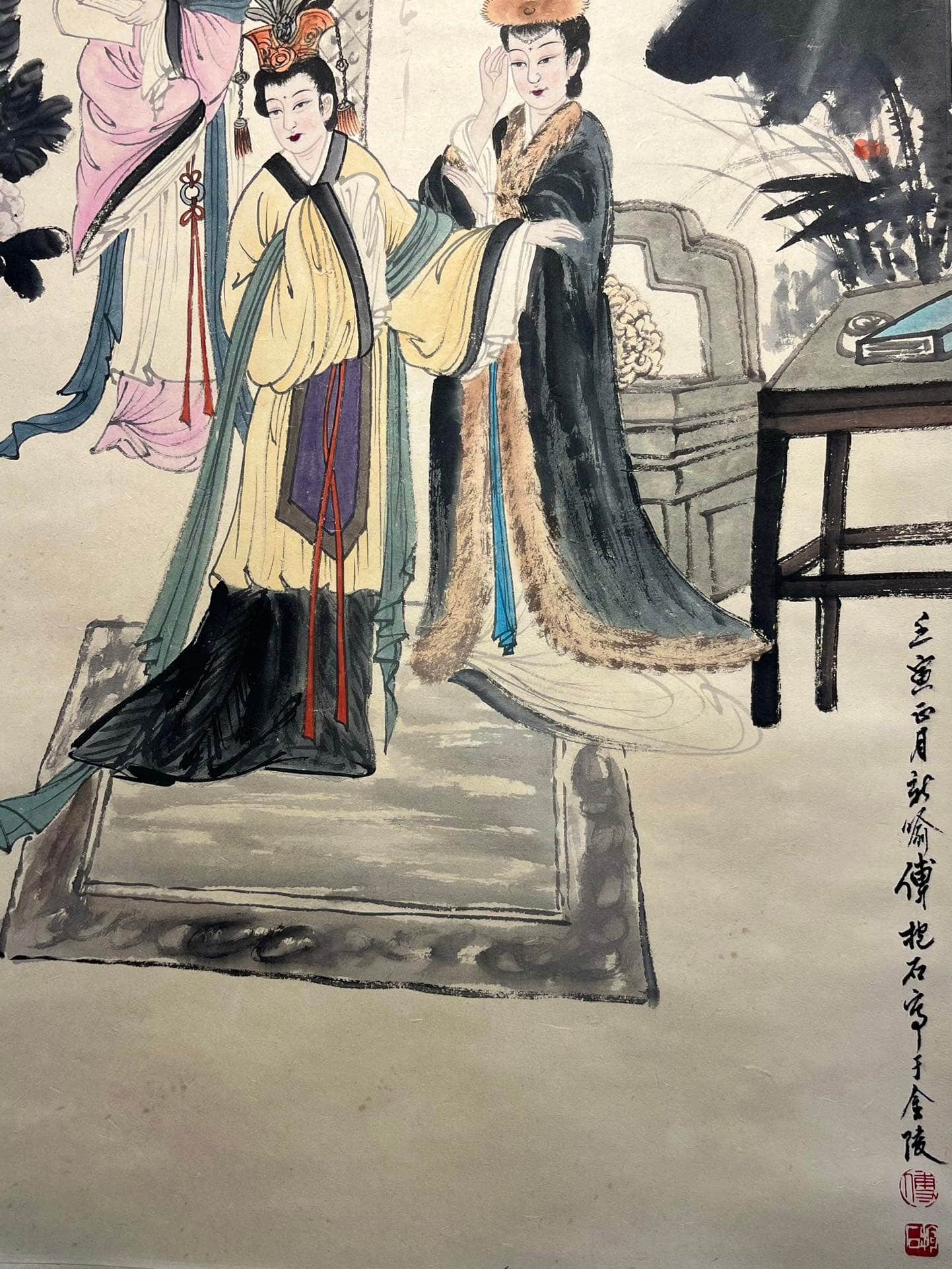 Chinese scroll painting Zhang Daqian