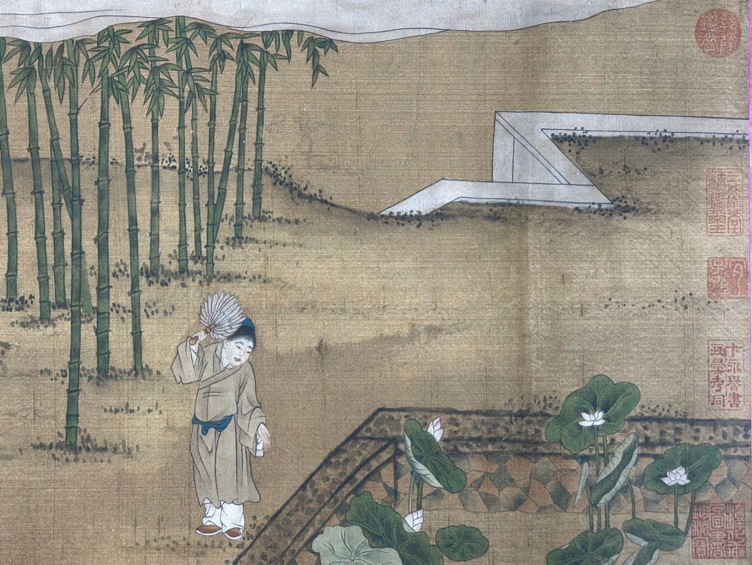 Chinese scroll painting Liu Songnian