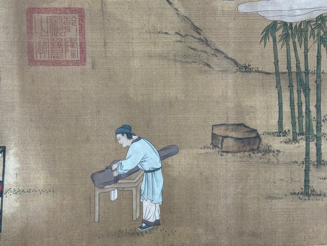 Chinese scroll painting Liu Songnian