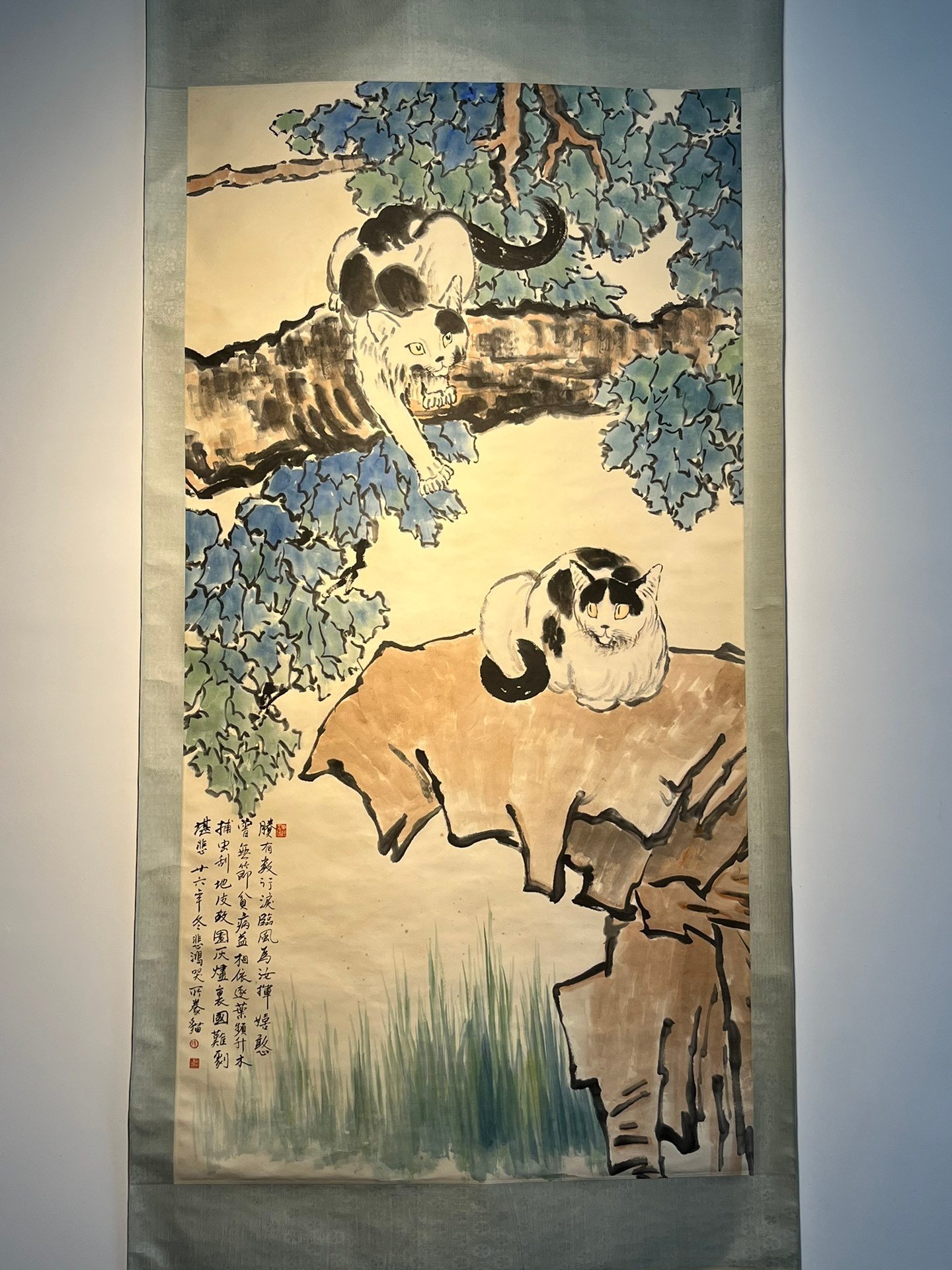 Chinese scroll painting Xu Beihong