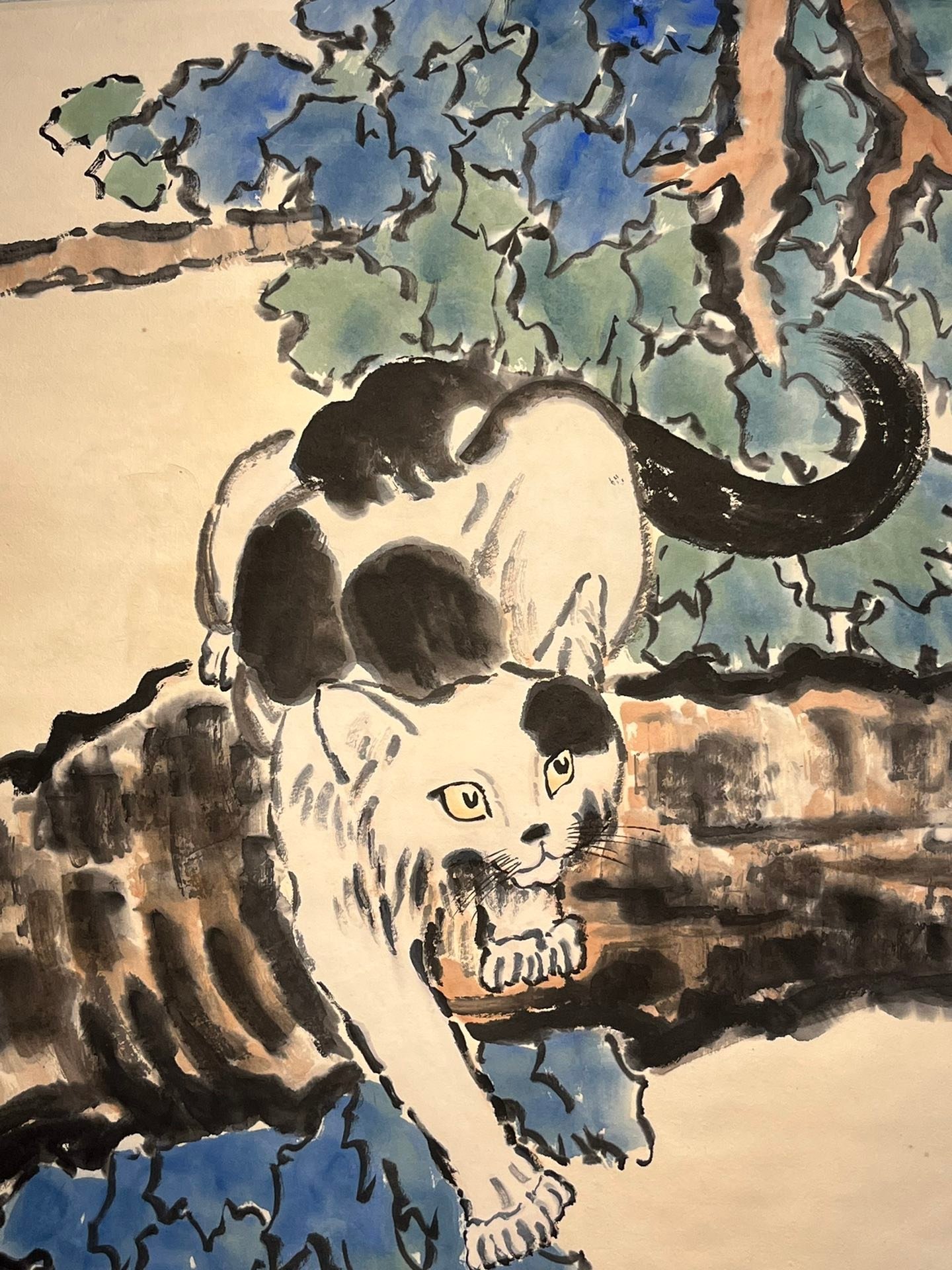 Chinese scroll painting Xu Beihong