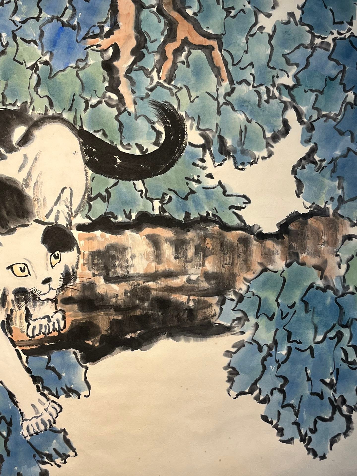 Chinese scroll painting Xu Beihong