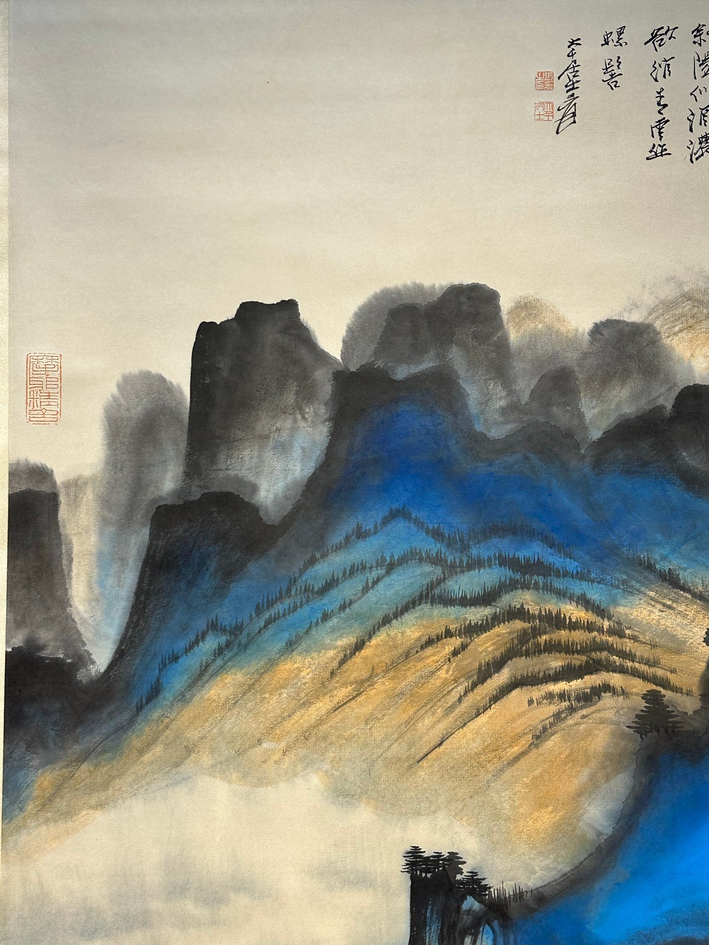 Chinese scroll painting Zhang Daqian