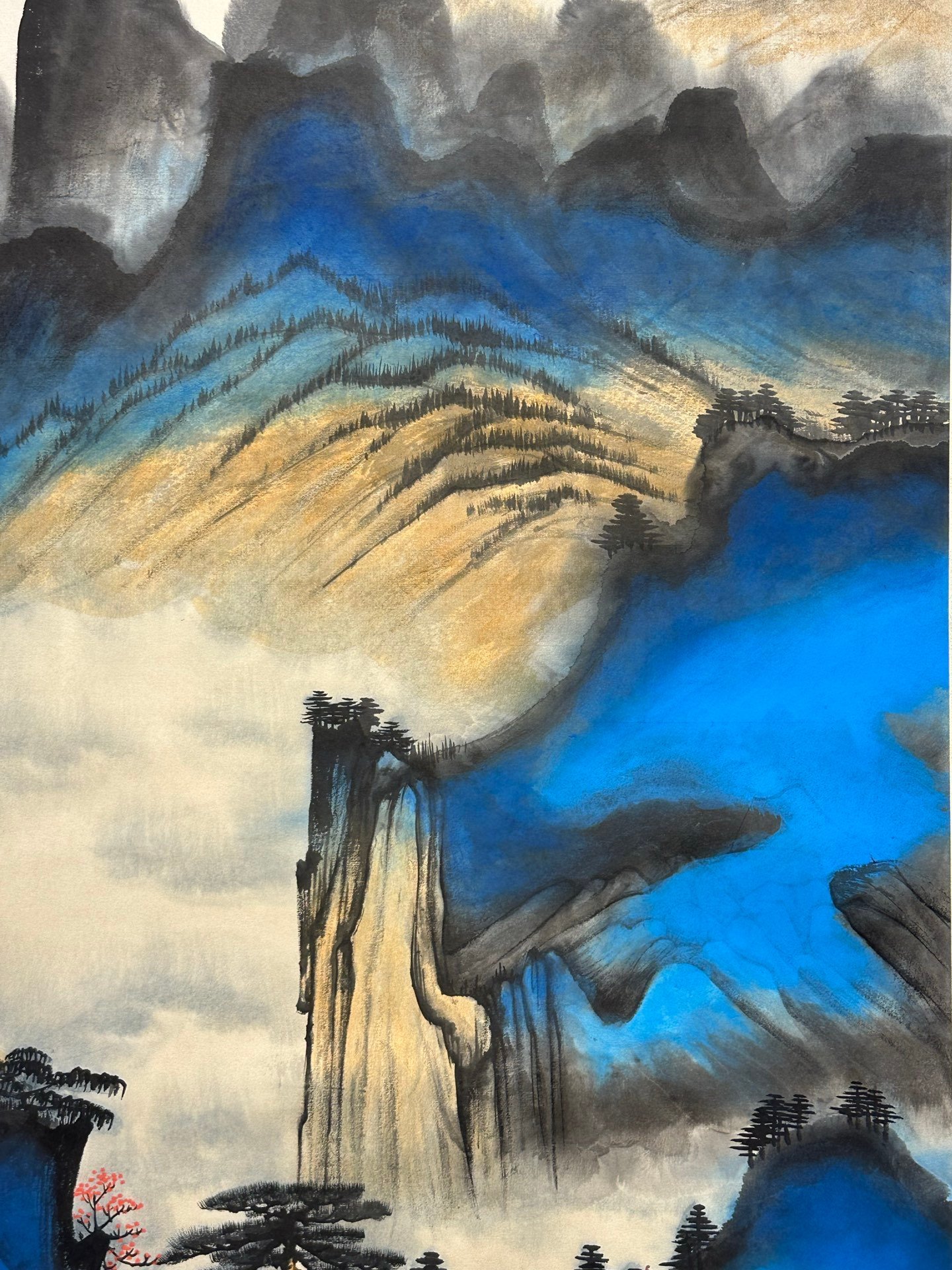 Chinese scroll painting Zhang Daqian