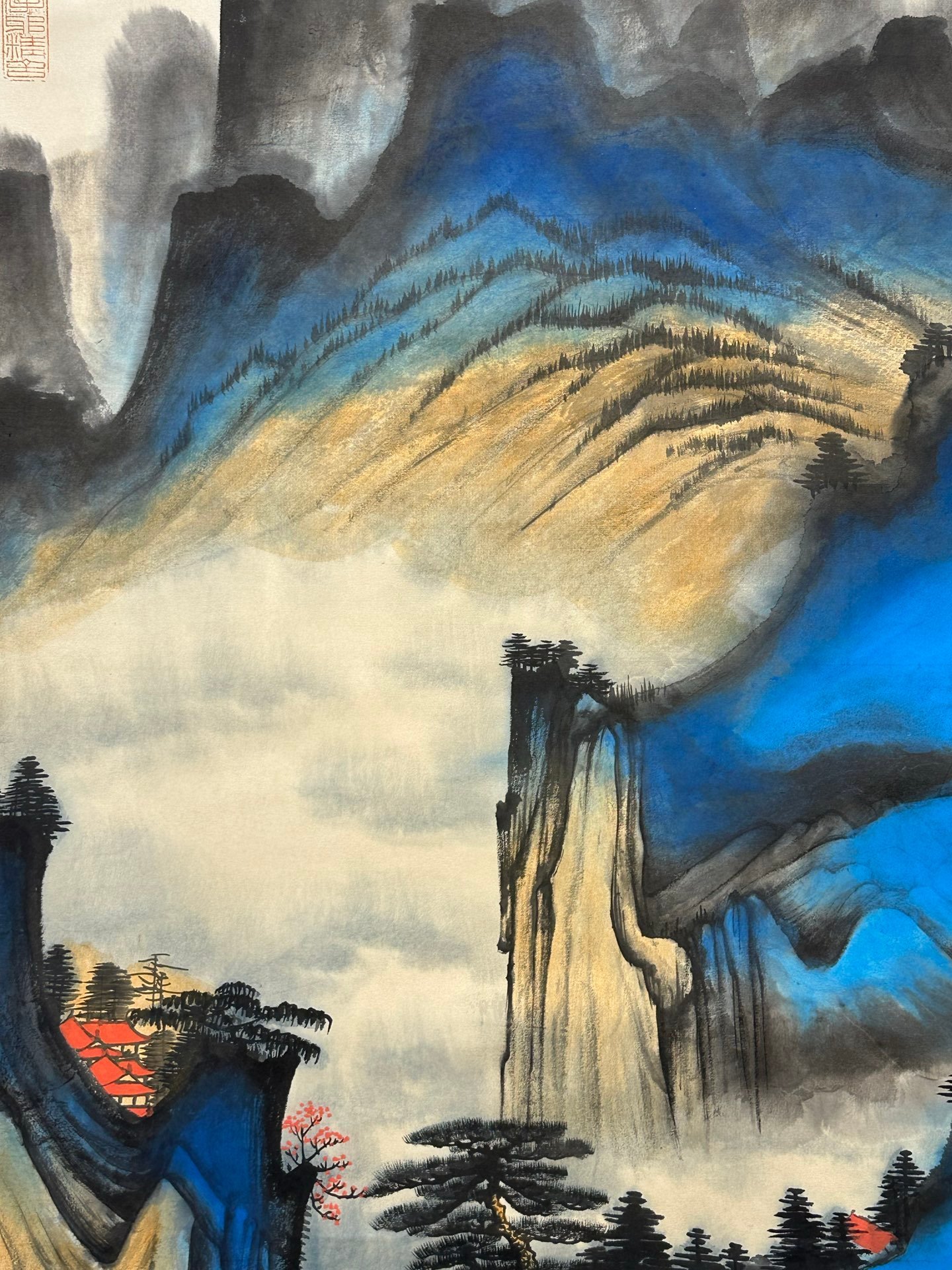 Chinese scroll painting Zhang Daqian