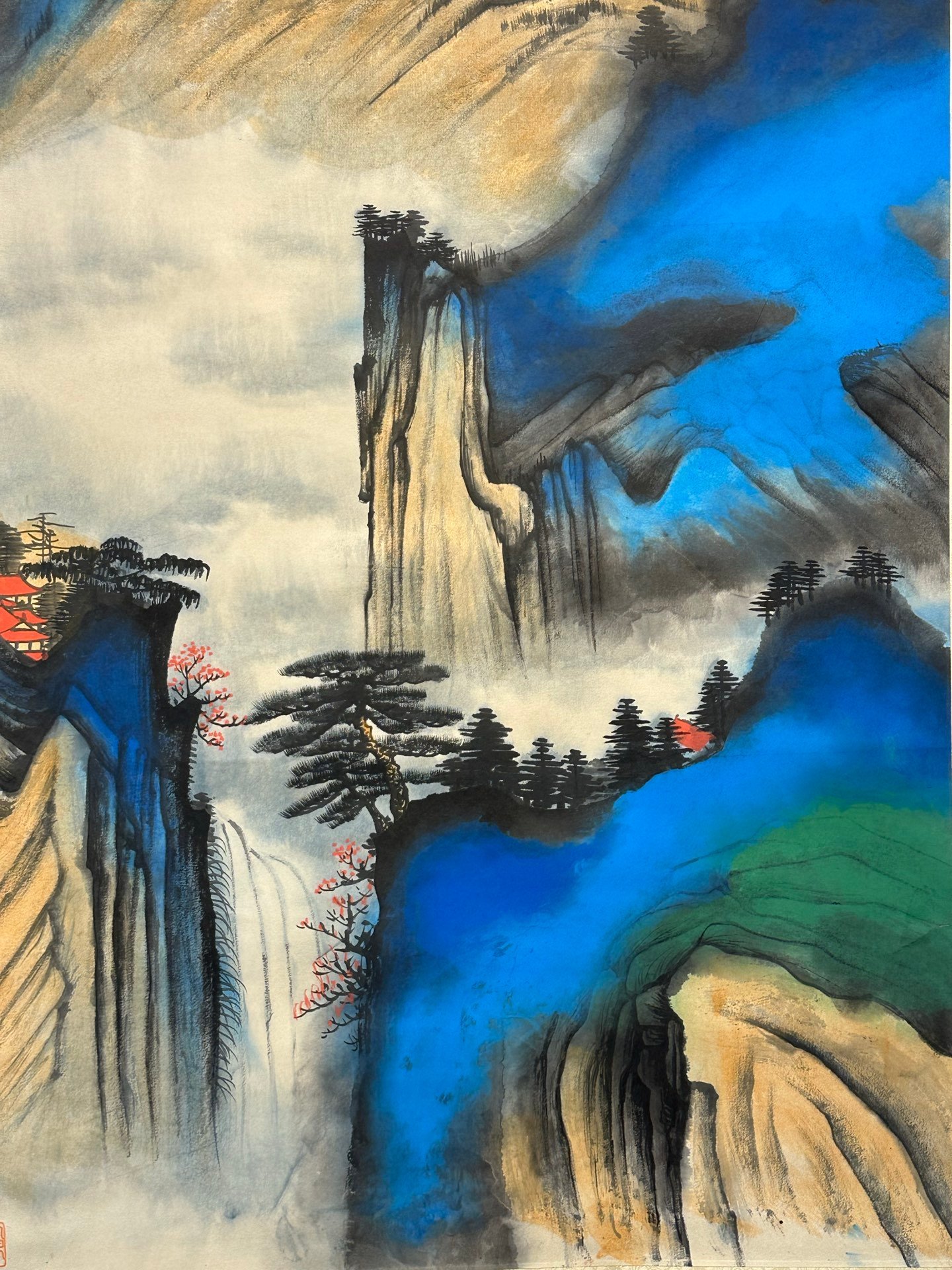 Chinese scroll painting Zhang Daqian