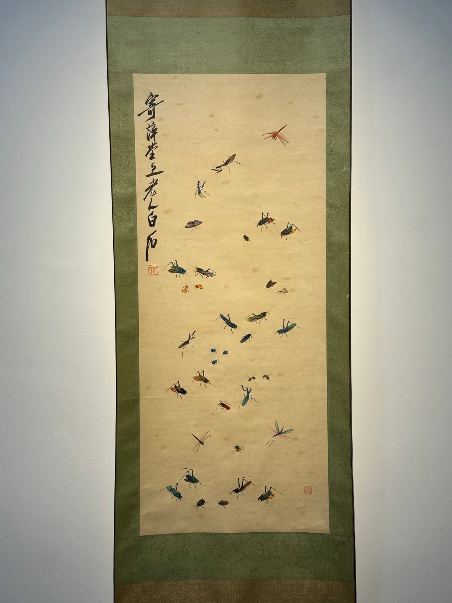 Chinese scroll painting Qi Baishi