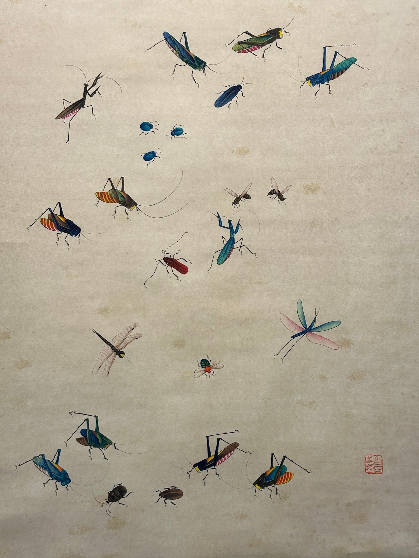 Chinese scroll painting Qi Baishi