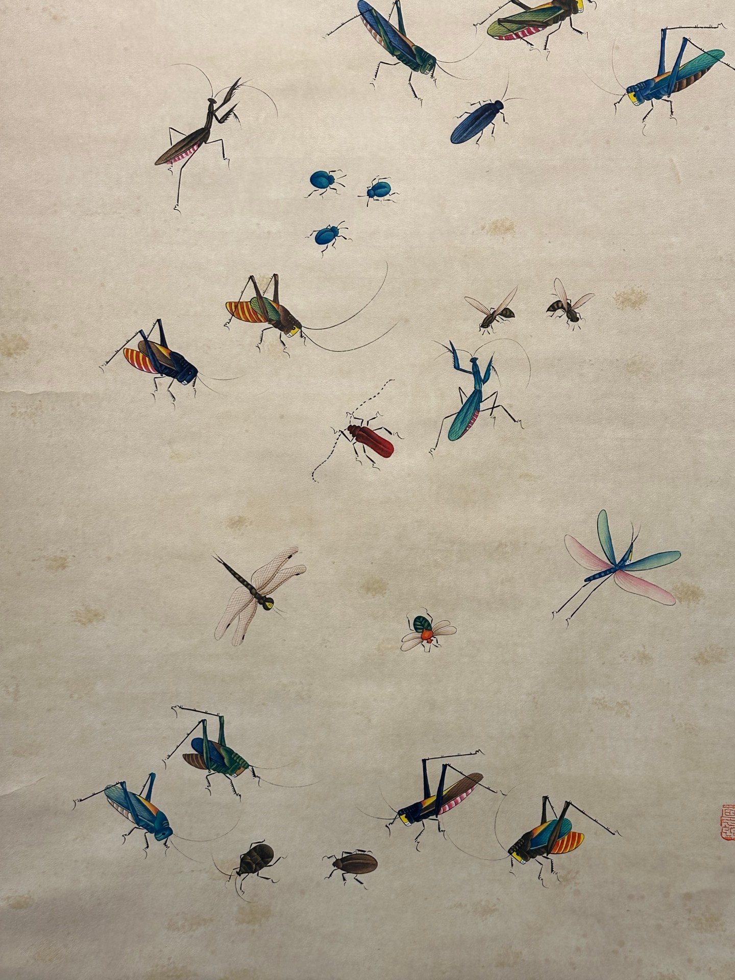 Chinese scroll painting Qi Baishi