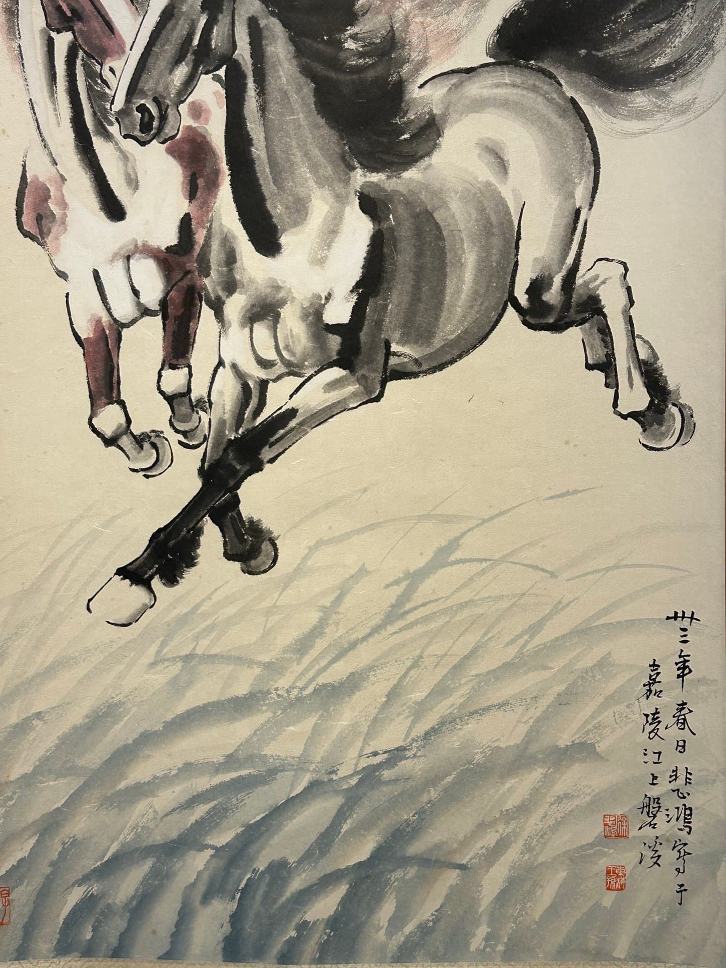 Chinese scroll painting Xu Beihong’