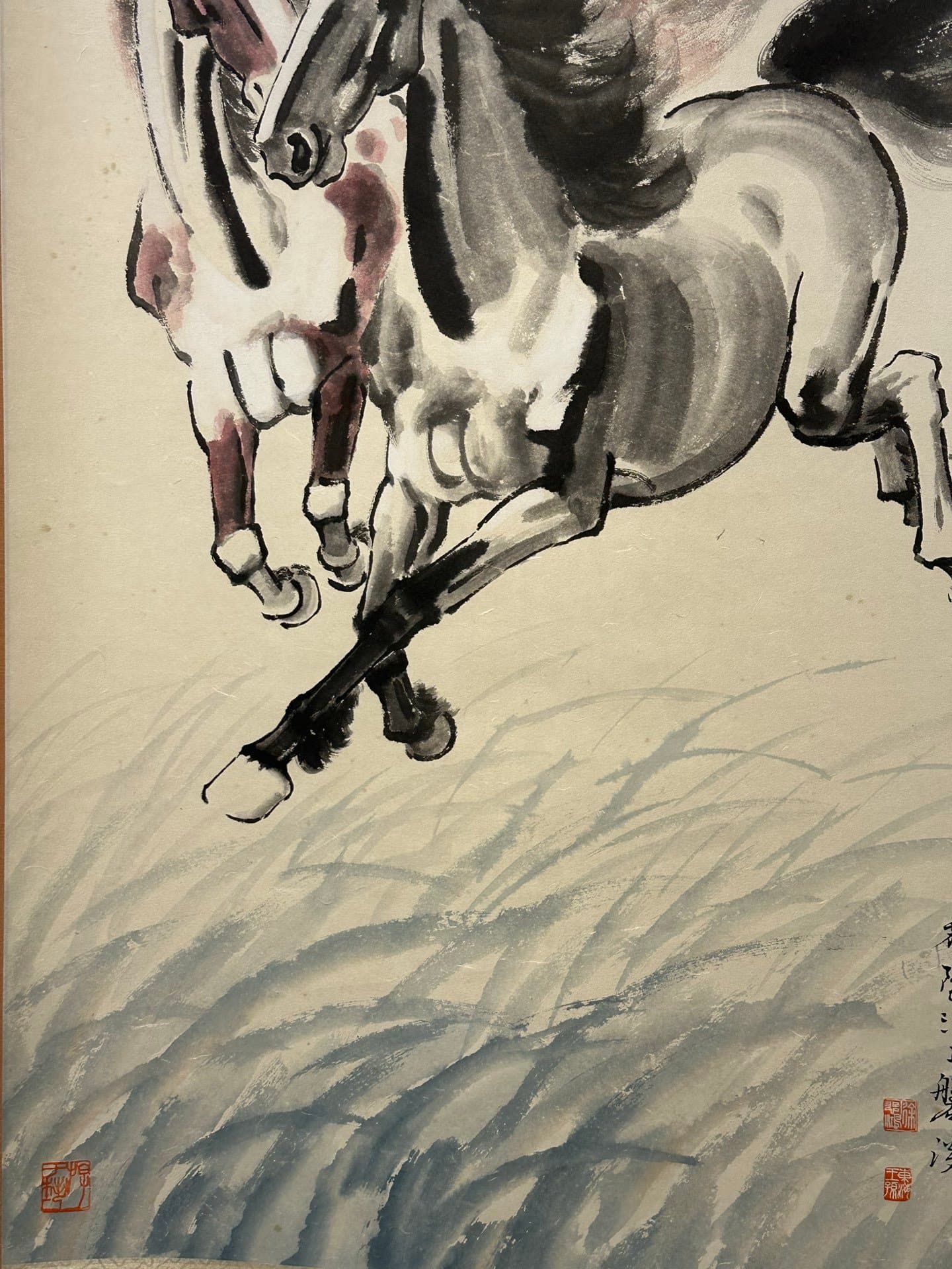 Chinese scroll painting Xu Beihong’