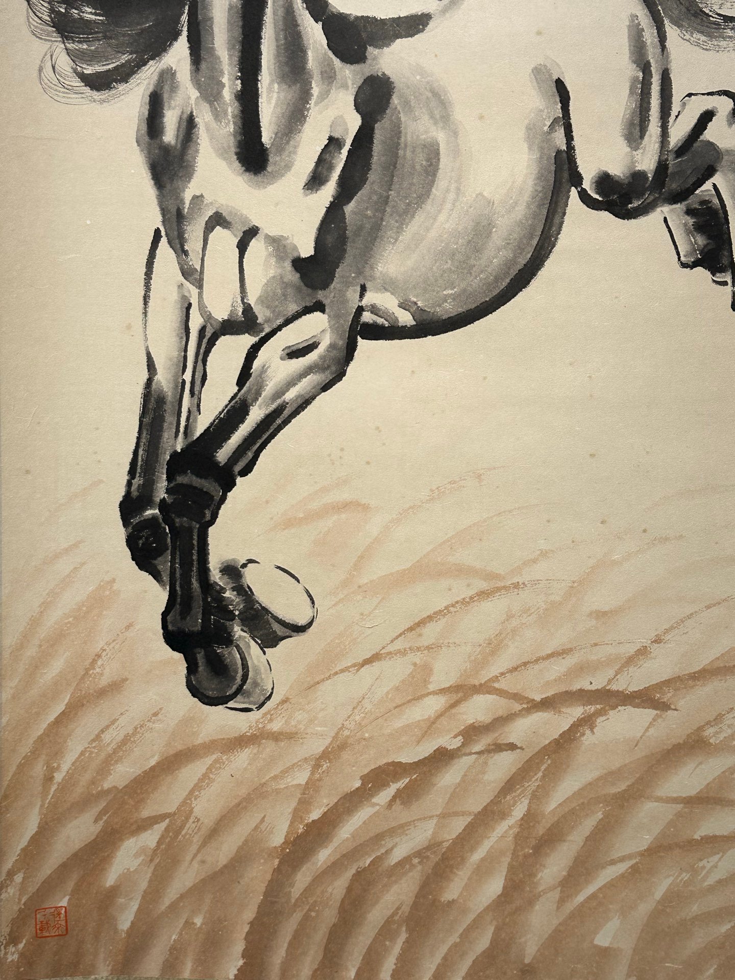 Chinese scroll painting Xu Beihong