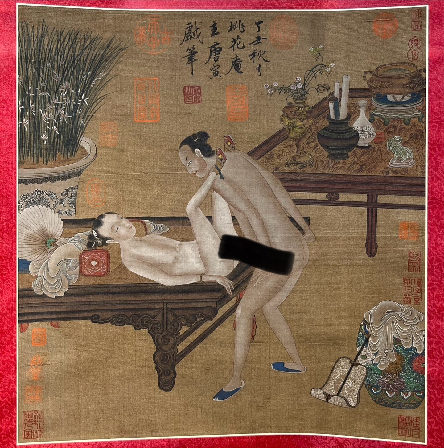 Chinese scroll painting Tang Yin