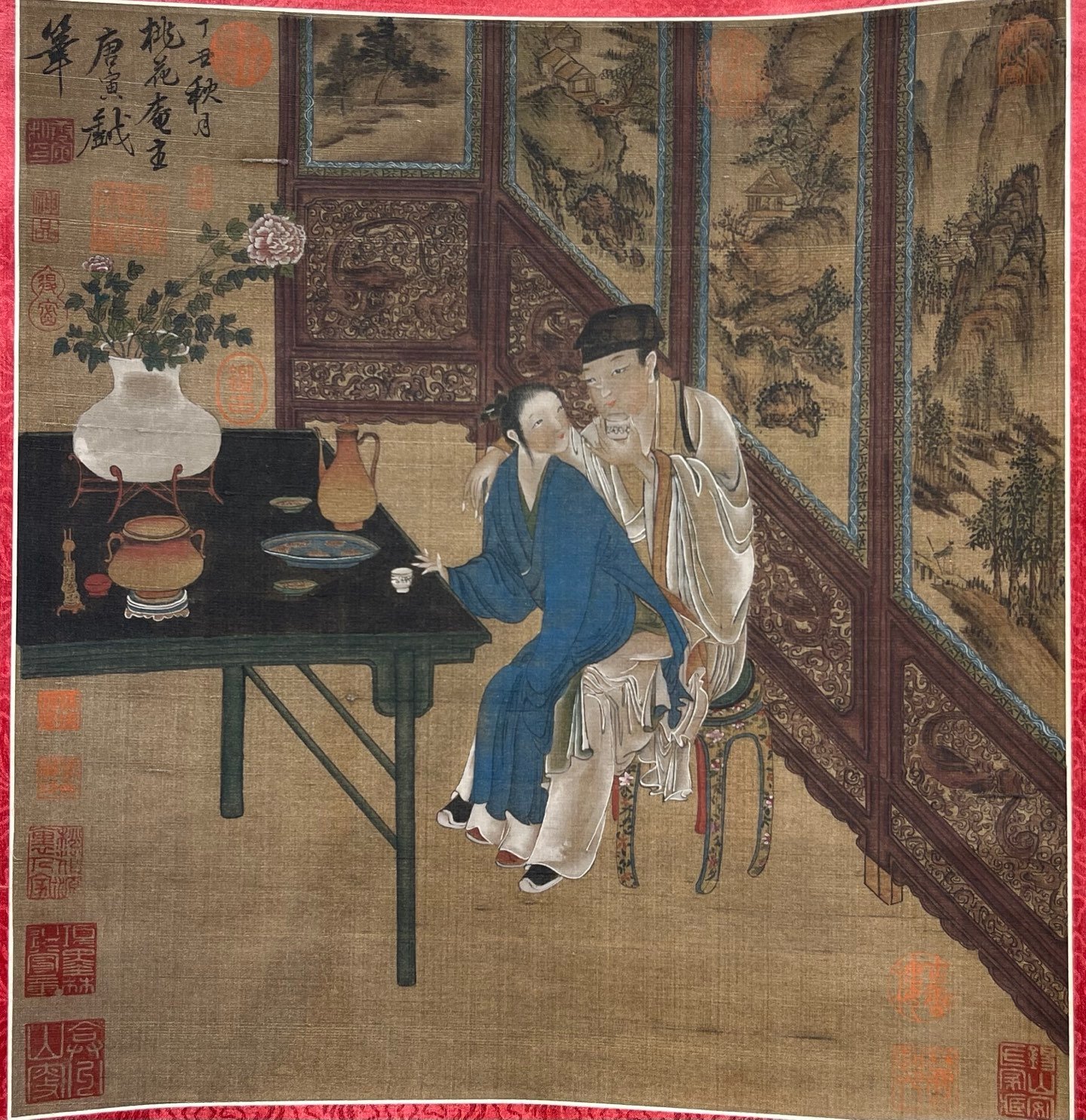 Chinese scroll painting Tang Yin