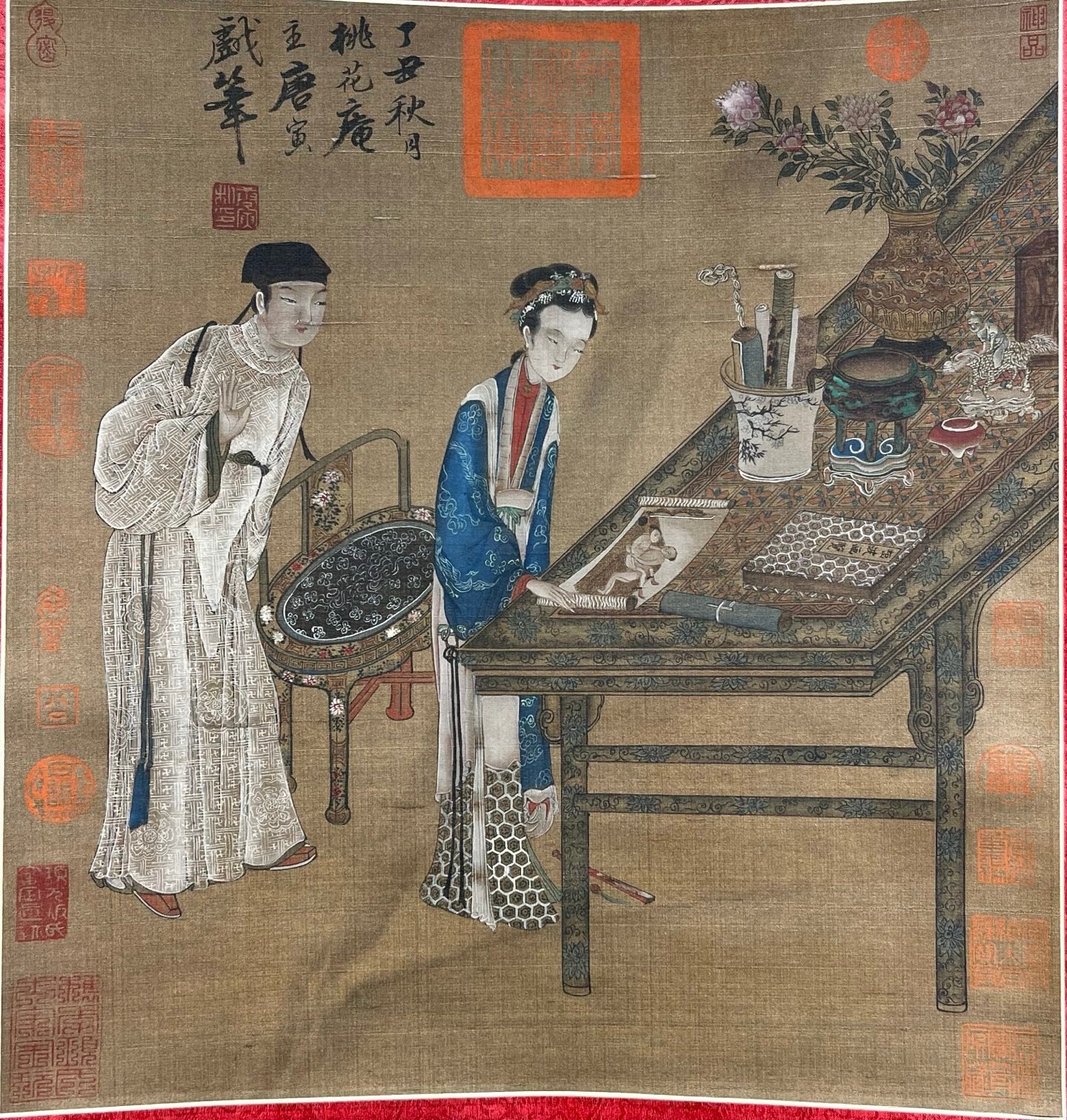 Chinese scroll painting Tang Yin
