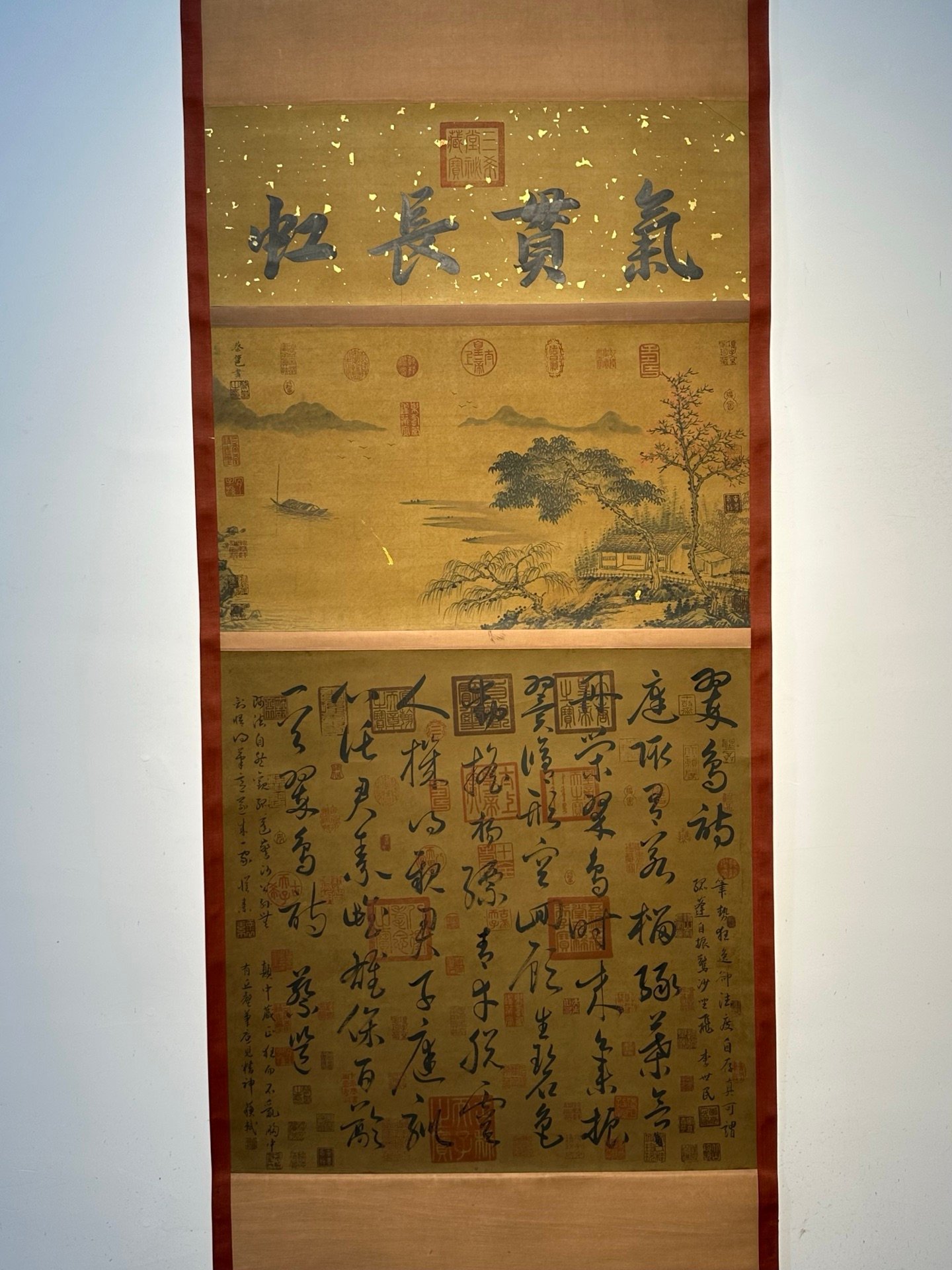 Chinese scroll painting Cai Yong