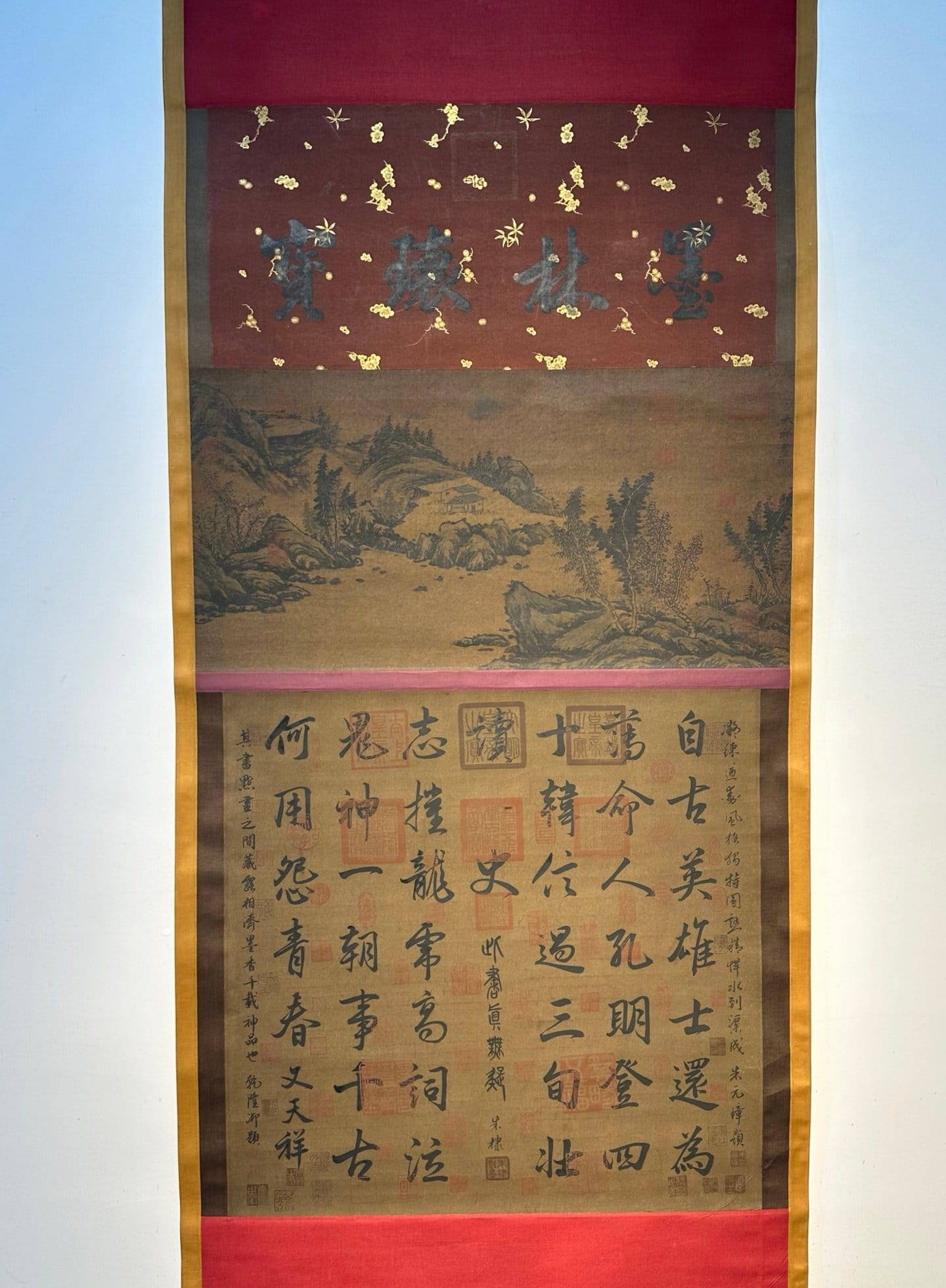 Chinese scroll painting Wen Tianxiang