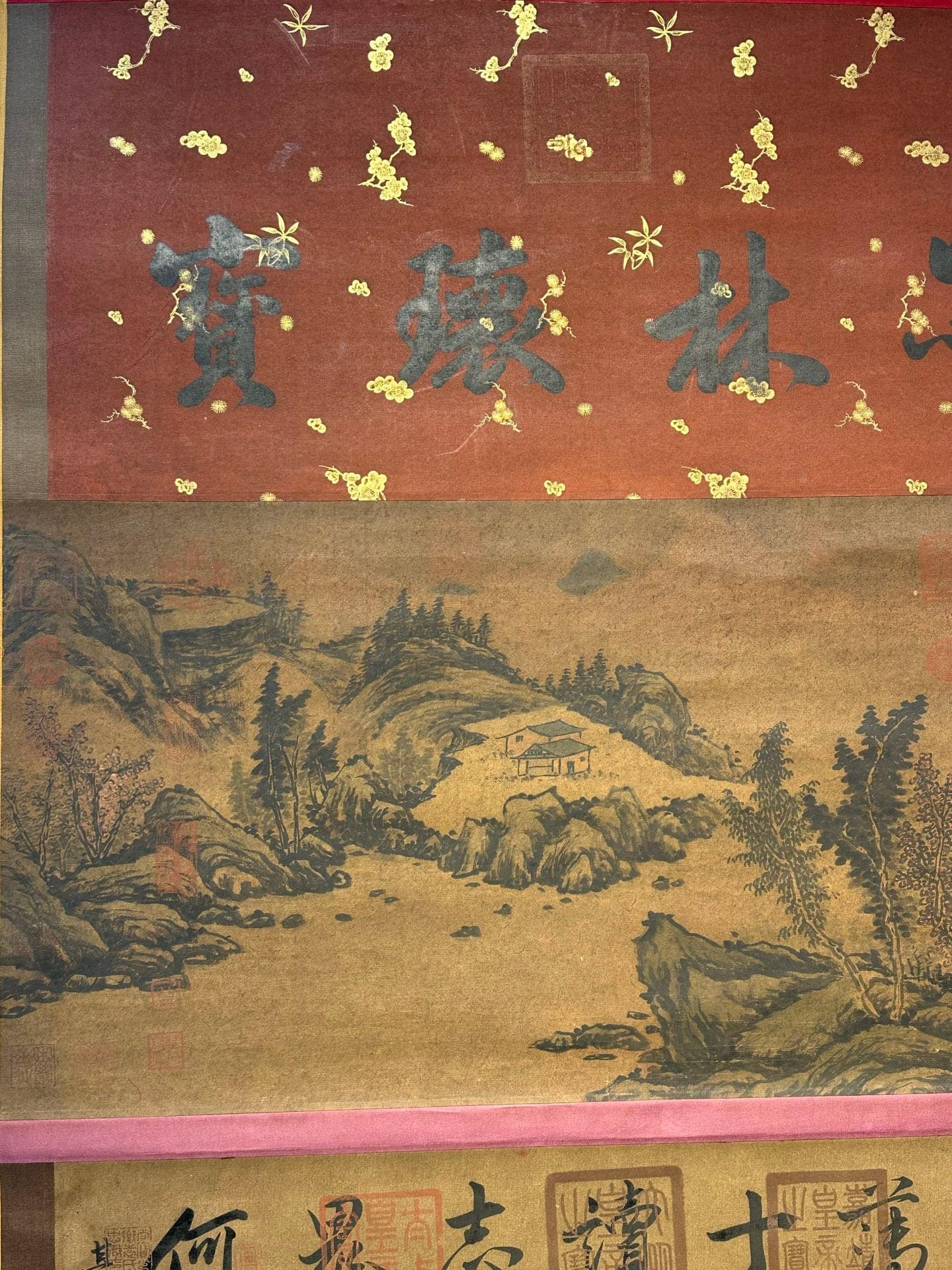 Chinese scroll painting Wen Tianxiang