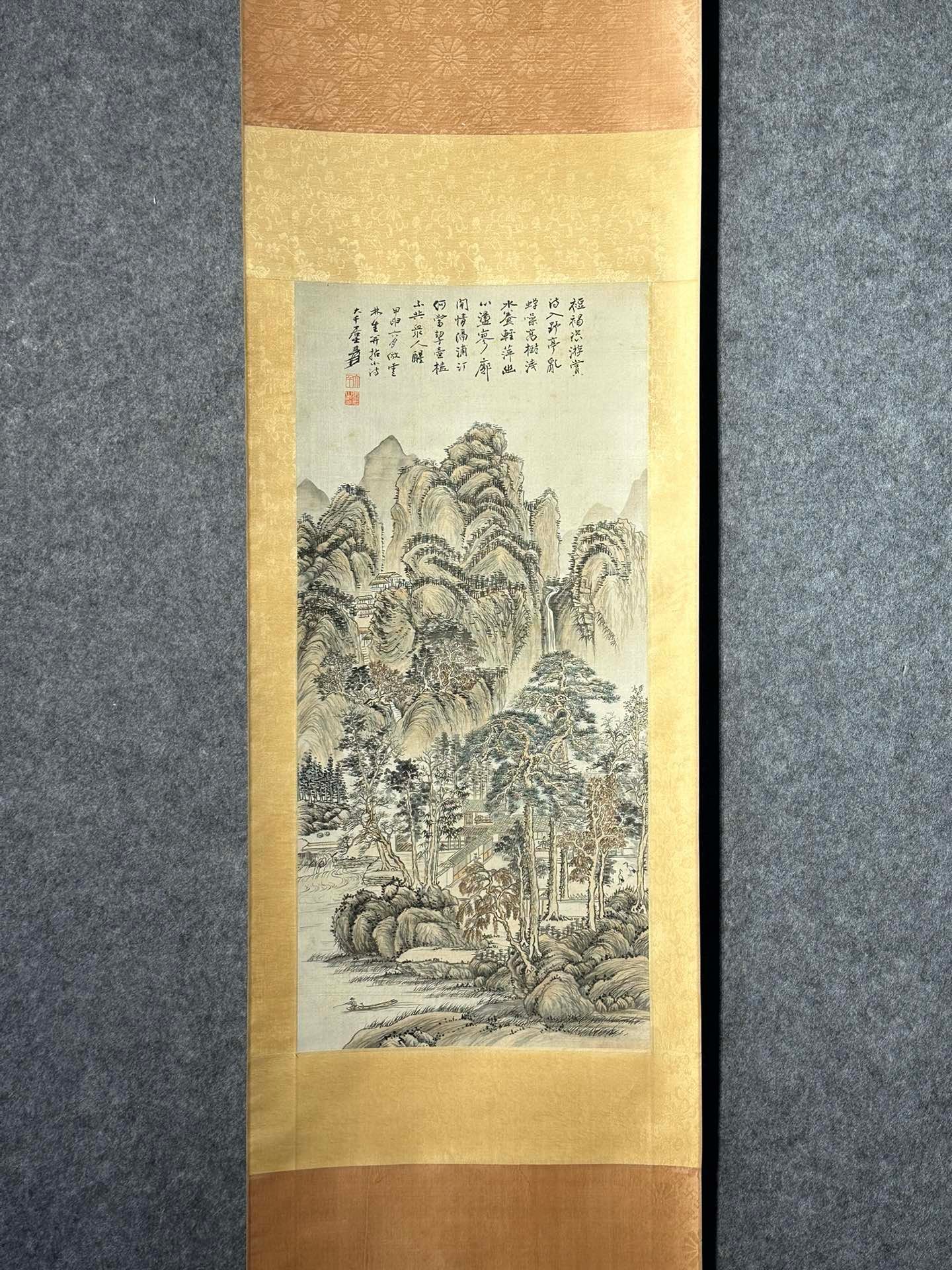 Chinese scroll painting Zhang Daqian