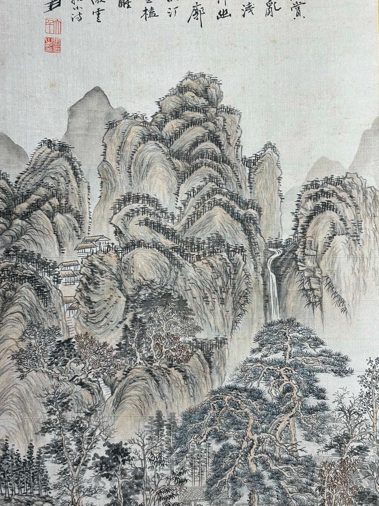 Chinese scroll painting Zhang Daqian