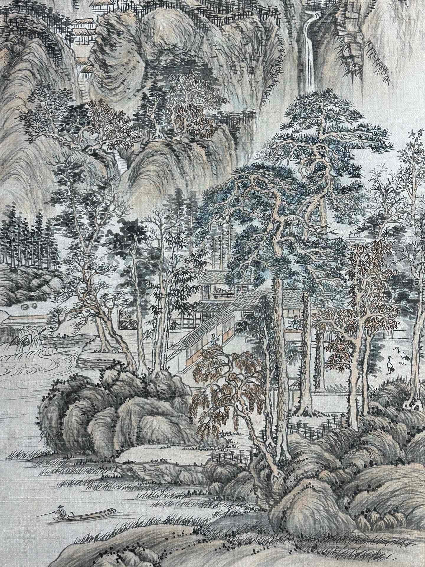 Chinese scroll painting Zhang Daqian