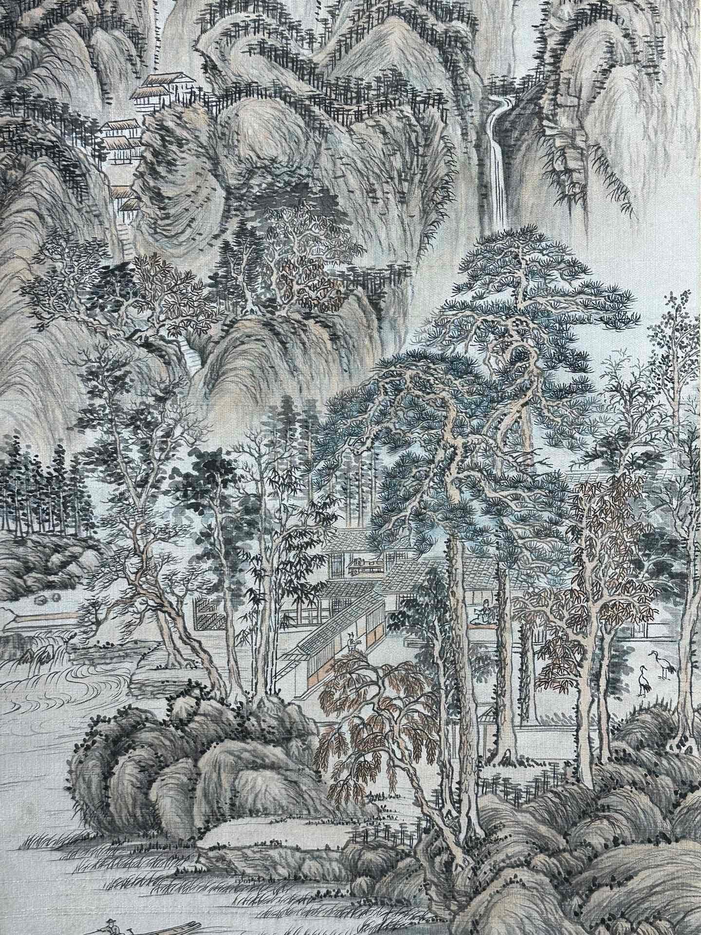 Chinese scroll painting Zhang Daqian