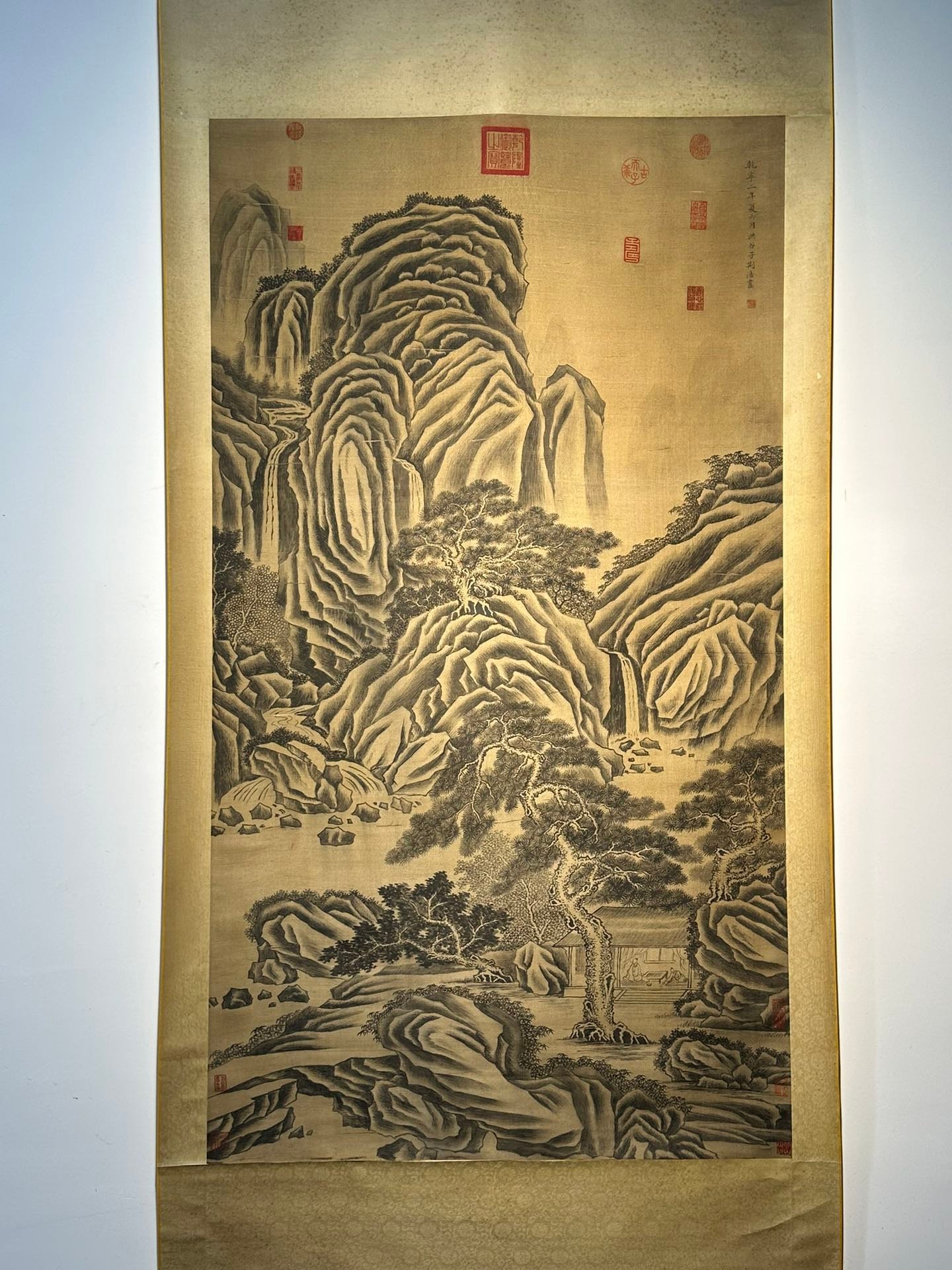 Chinese scroll painting Jing Hao