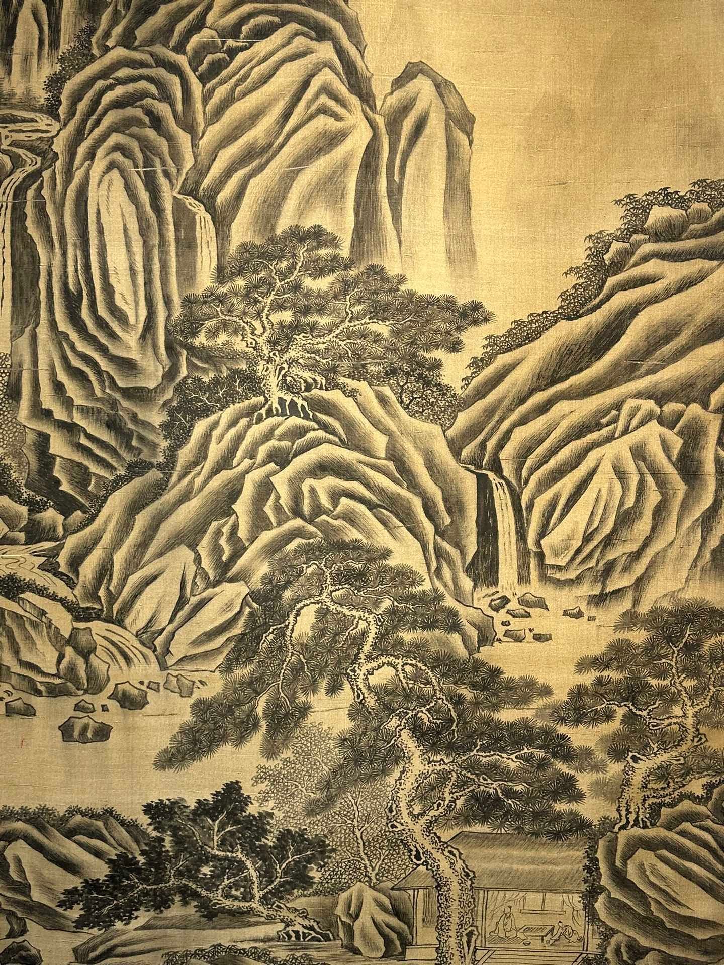 Chinese scroll painting Jing Hao