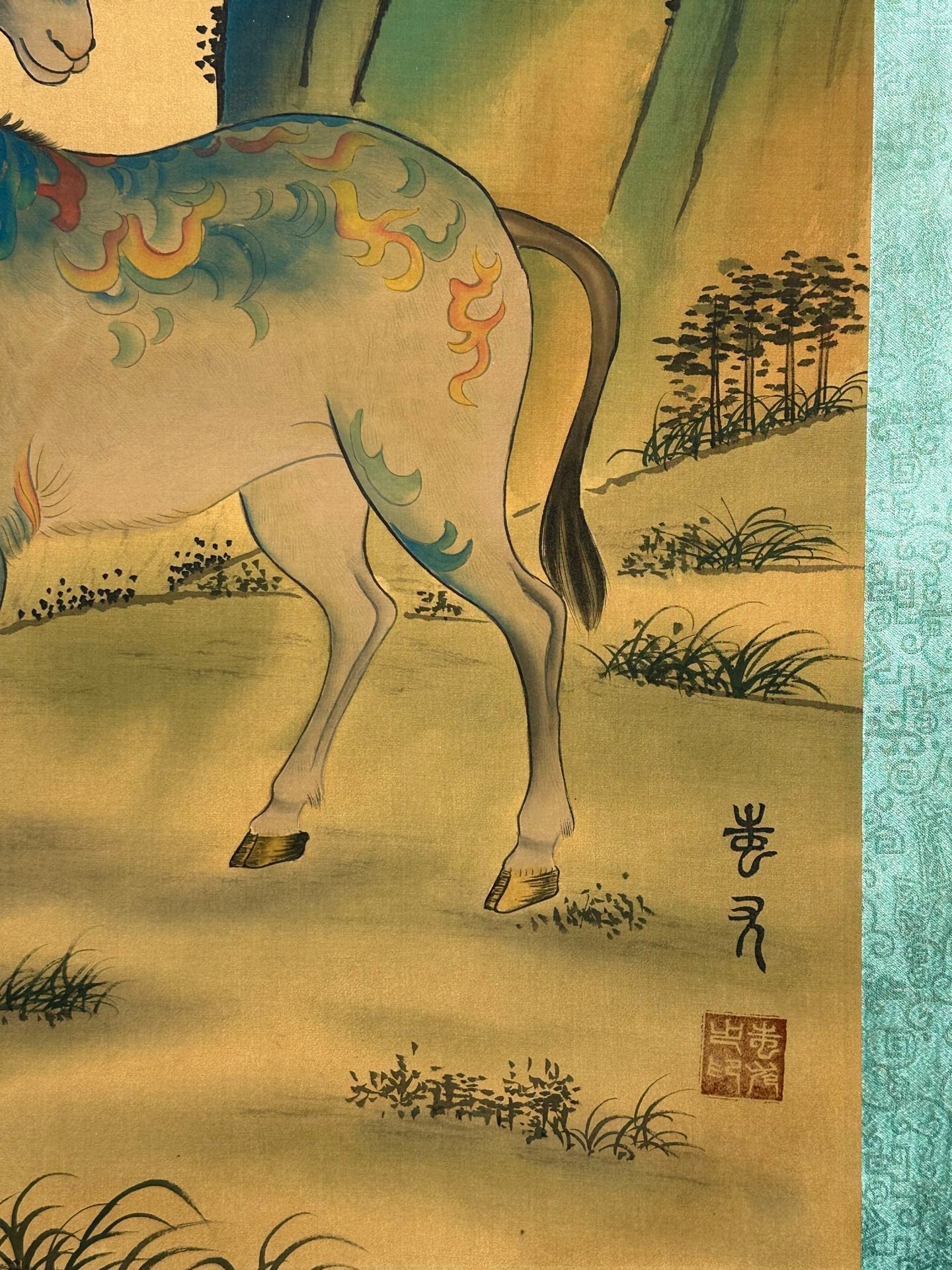 Chinese scroll painting Chiyou