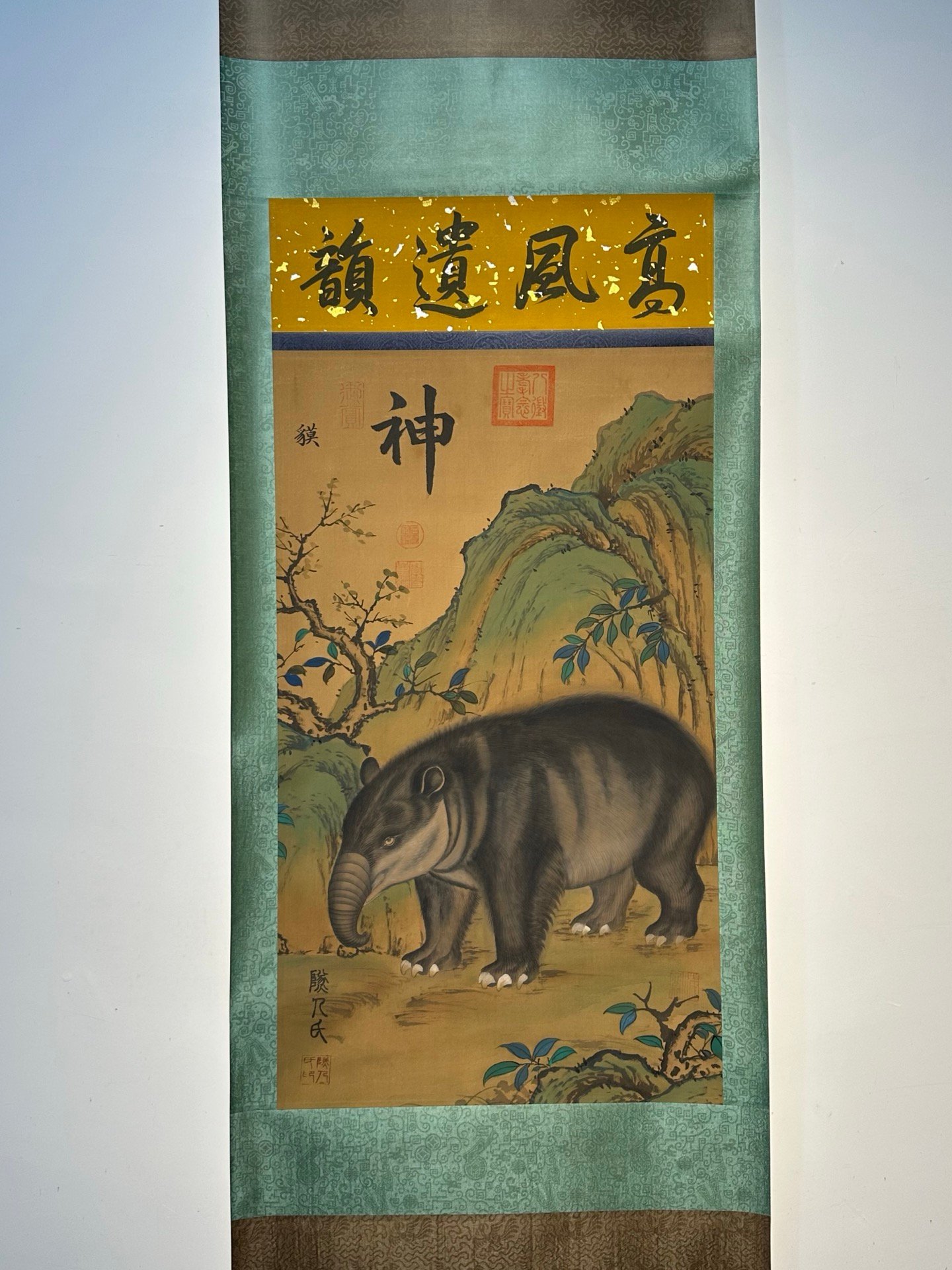 Chinese scroll painting Sui