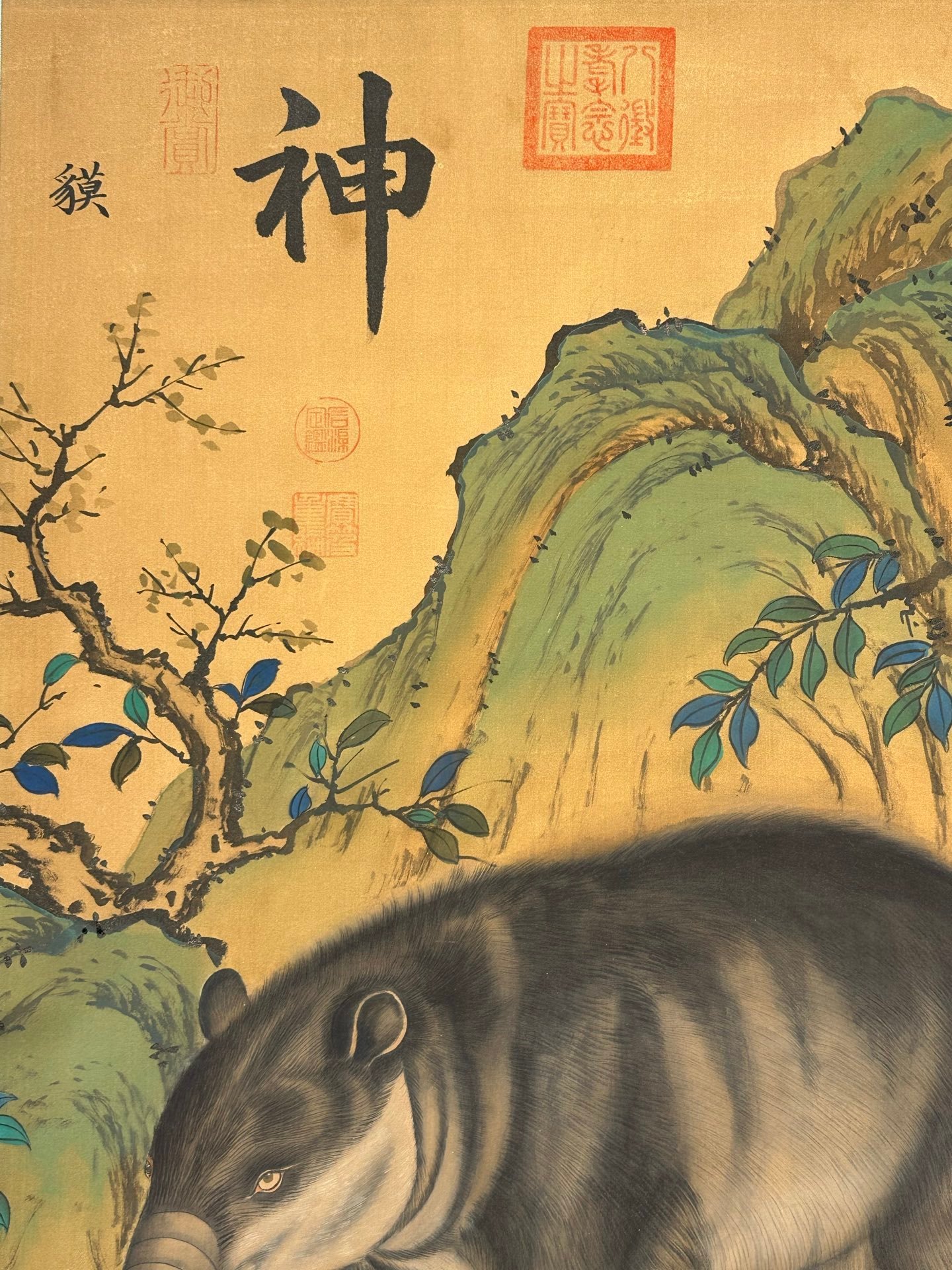 Chinese scroll painting Sui
