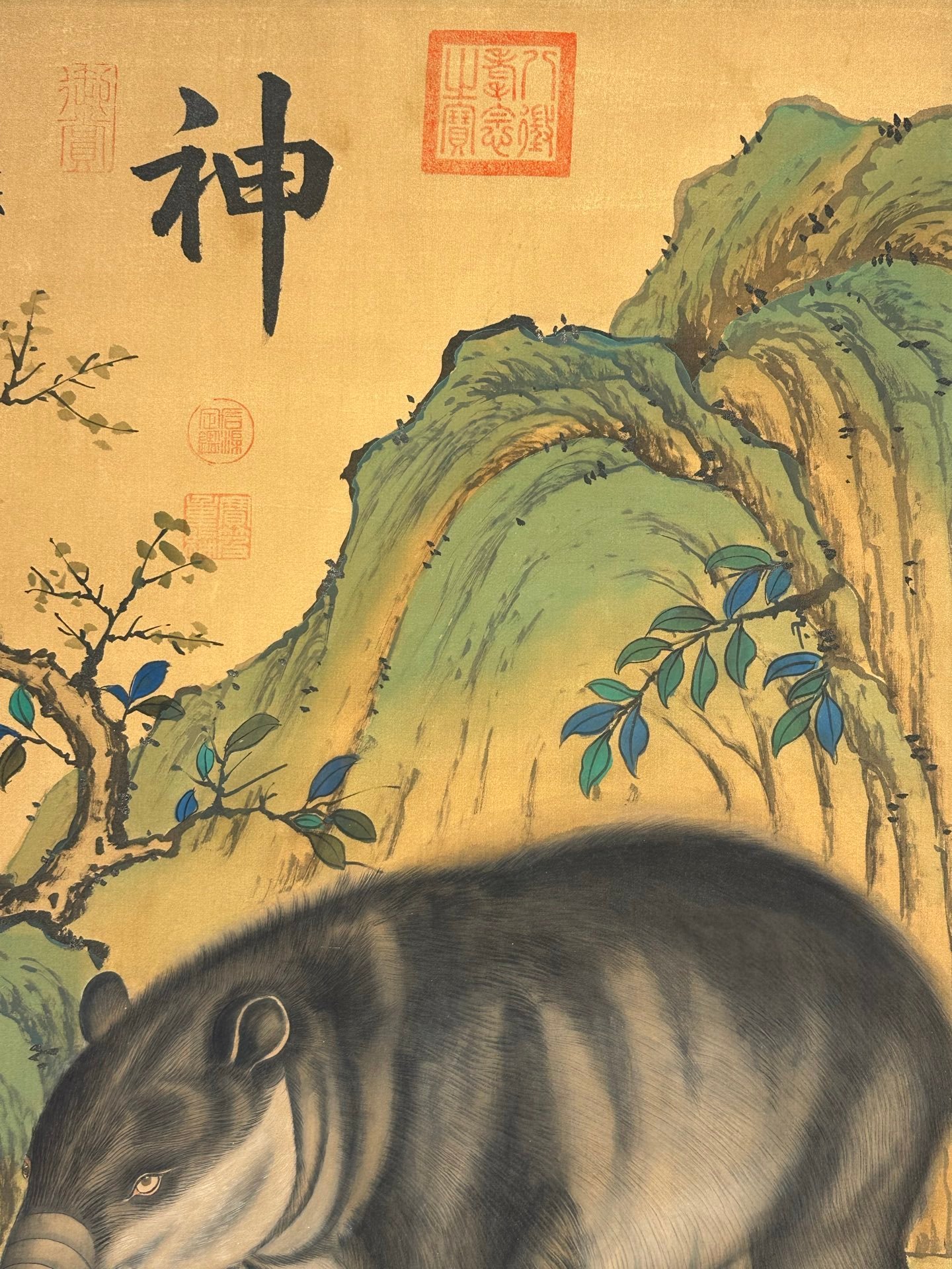 Chinese scroll painting Sui