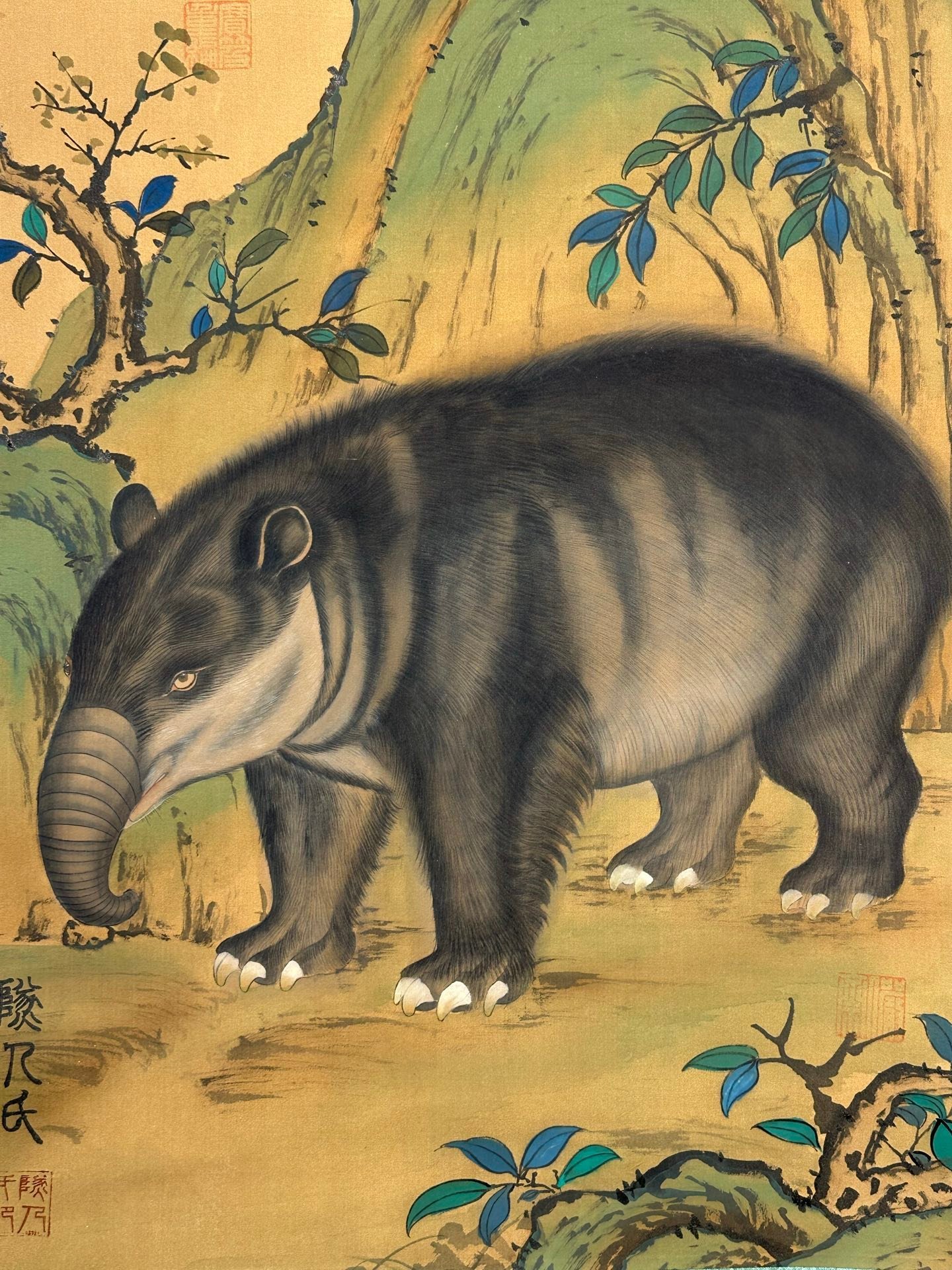 Chinese scroll painting Sui