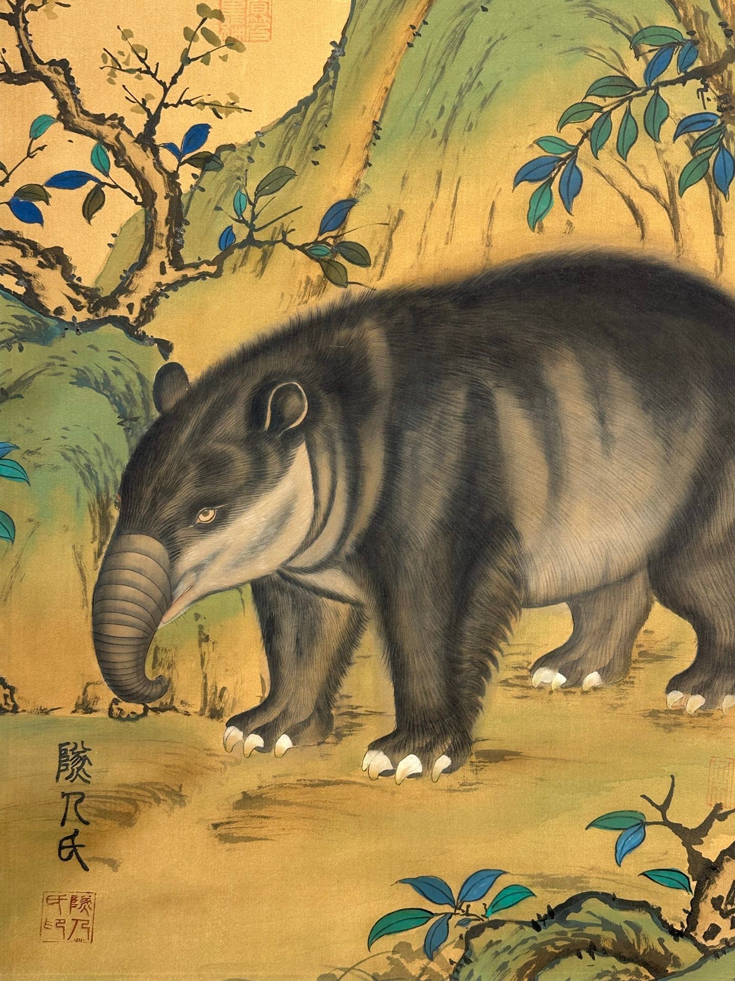 Chinese scroll painting Sui
